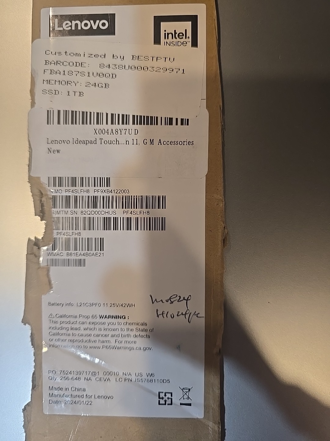 Lenovo Ideapad Touchscreen 15.6″ FHD Essential Laptop, Intel 12th Gen 6-Core i3