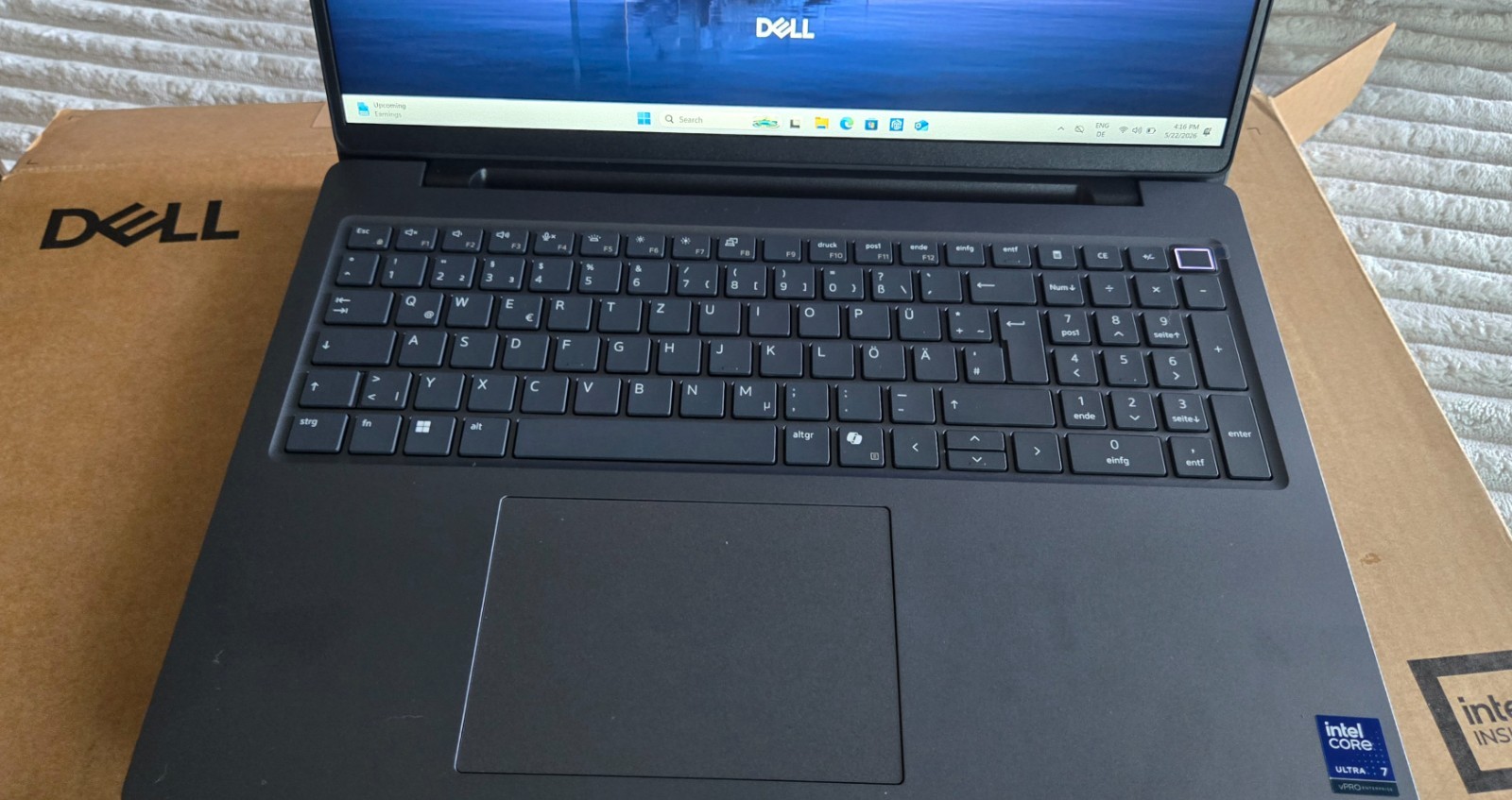 Dell Pro Max 16 MC16250 Laptop – keyboard QWERZ – Brand new Item , warranty