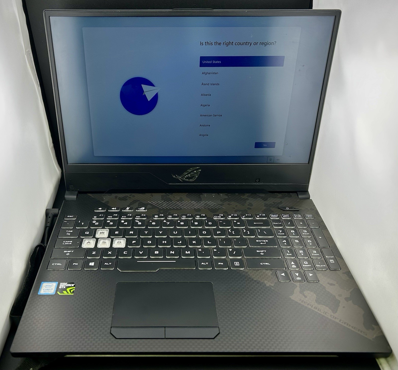 ASUS Gamer Nation GL504G Notebook PC 475GB 32GB RAM i7-8750H 2.20GHz Windows 11