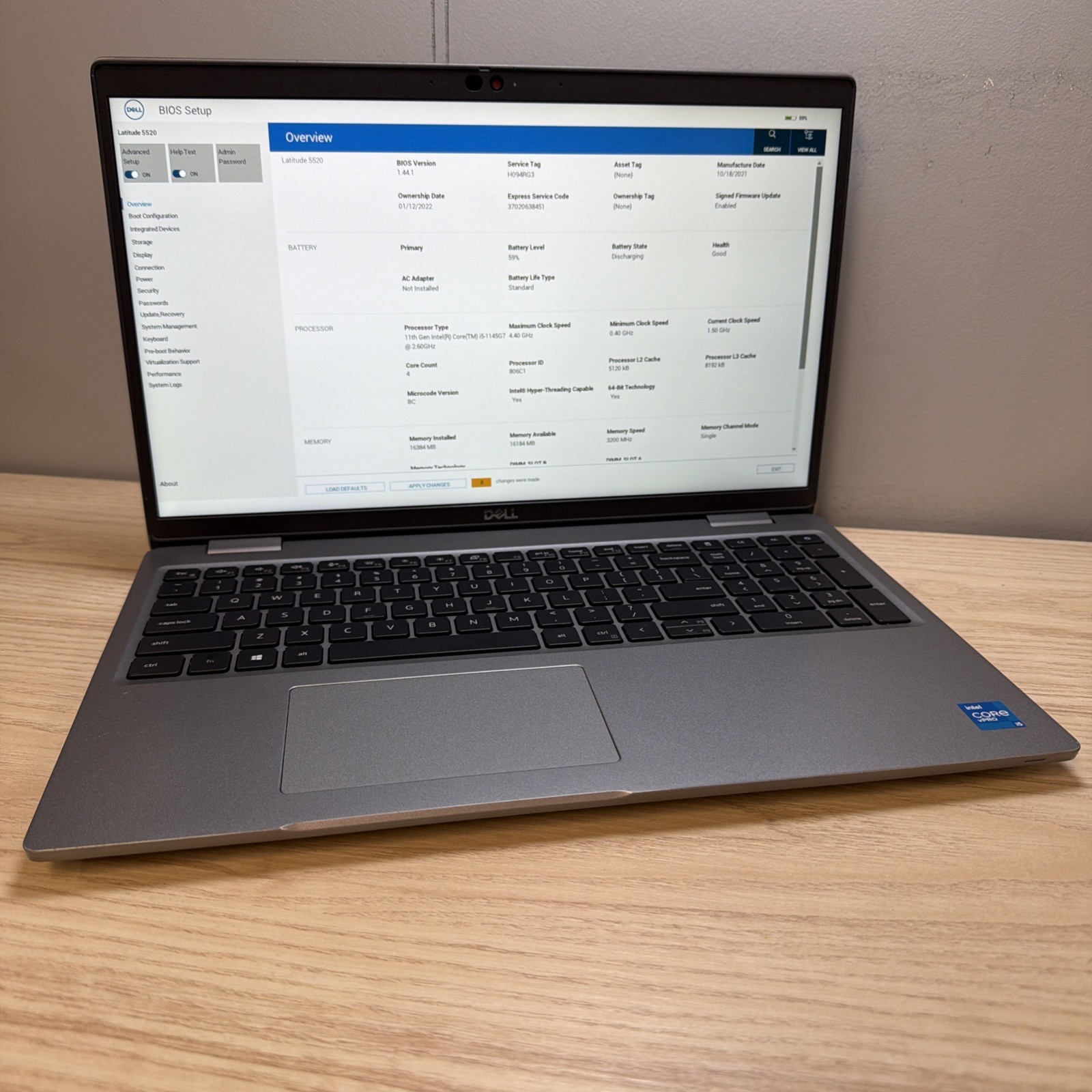 Dell Latitude 5520 i5-1145G7 16GB 512GB SSD 15″ FHD Win11 – Some Scratches