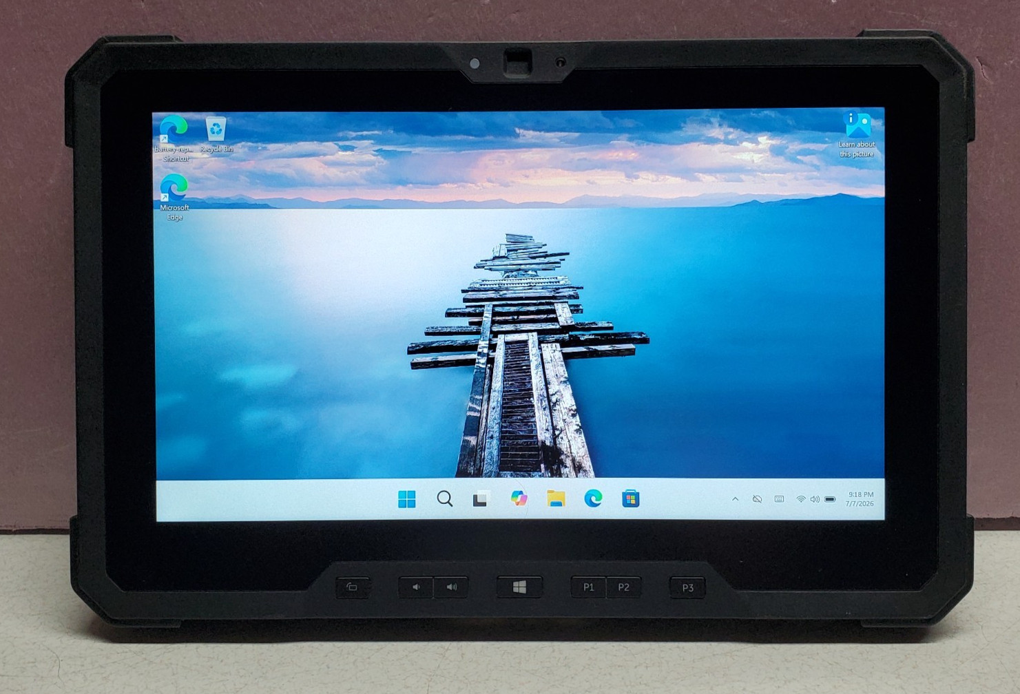 Dell Latitude 7212 Rugged Ext/ i7-8650U 1.9G/16G Ram/128G M.2/Win11Pro(SEE DESC)