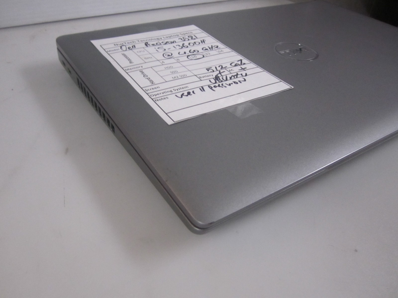 Dell Precision 3581 i5-13600H 4.60GHz 16GB 512GB M2SSD LAPTOP UBUNTU + AC