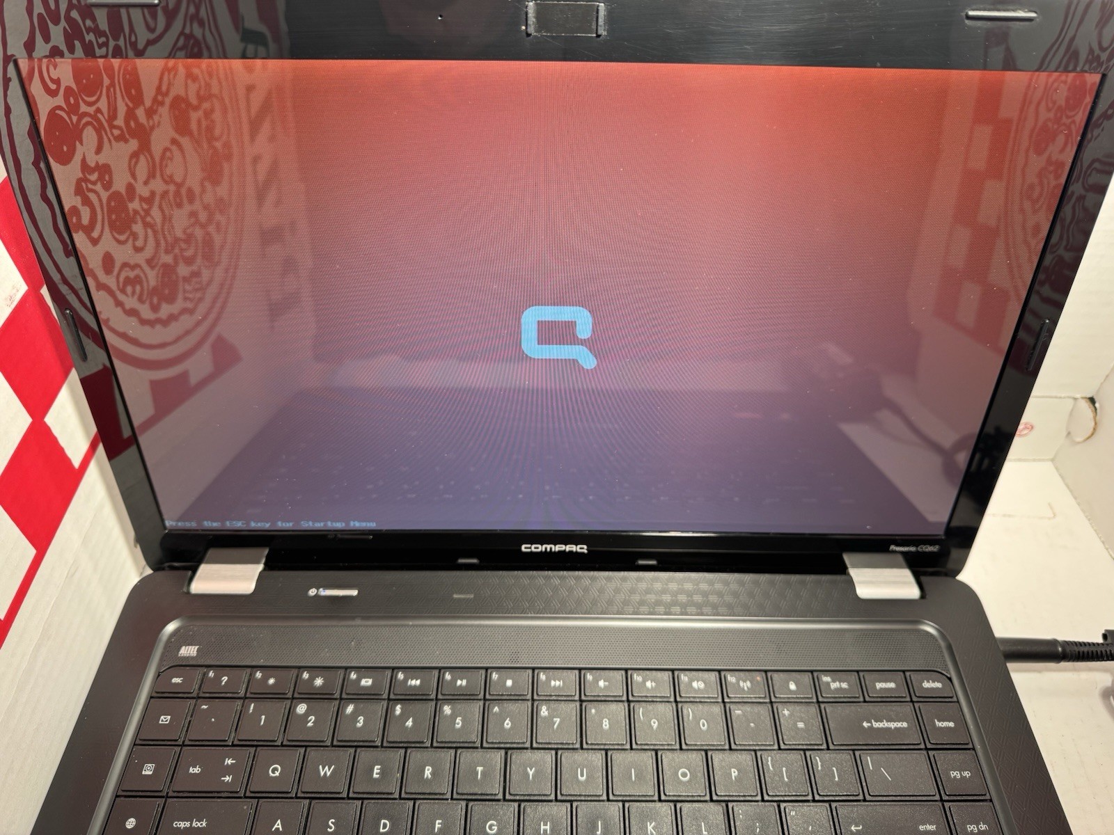 Compaq Presario CQ62 Laptop Windows 7 Home Premium FOR PARTS OR REPAIR