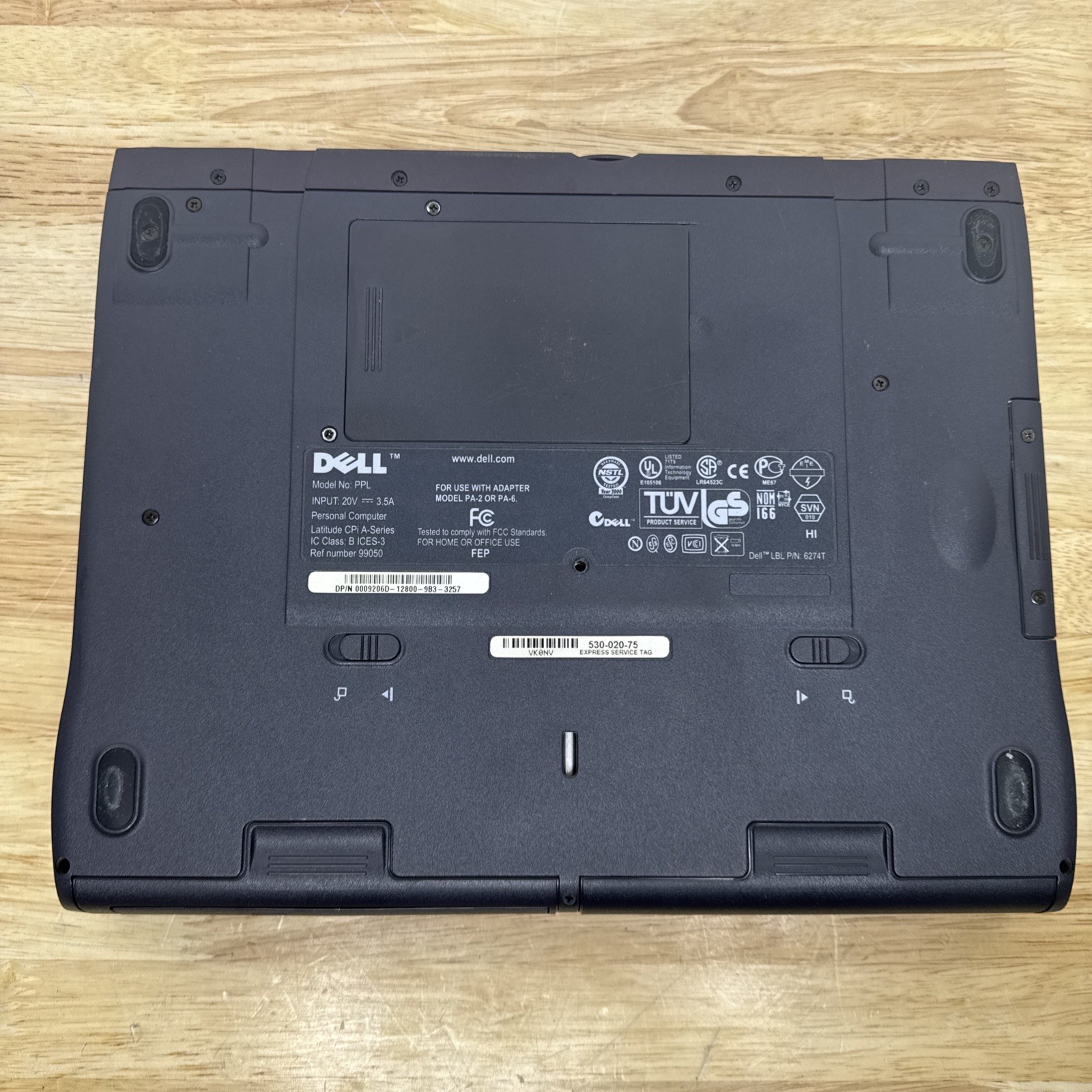 Vintage Dell Latitude CPi A366XT Pentium II 366MHz XP Pro Office 97 Complete Kit