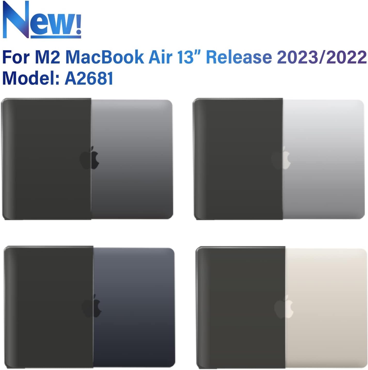 MacBook Air 13 inch Case M5 2026 M4 2025 M3 M2 2024-2022 A3449 A3240 A3113 A2681