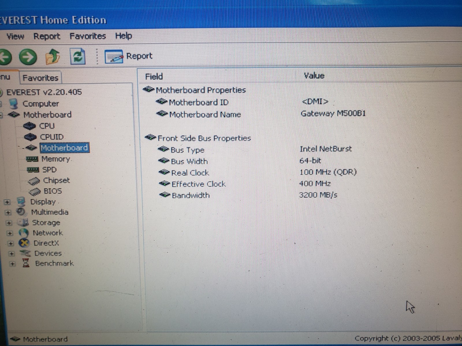 Rare Gateway M500B1 Intel Pentium 4m 2.20GHz 1GB 40gb WinXP SP3 Vintage Media PC