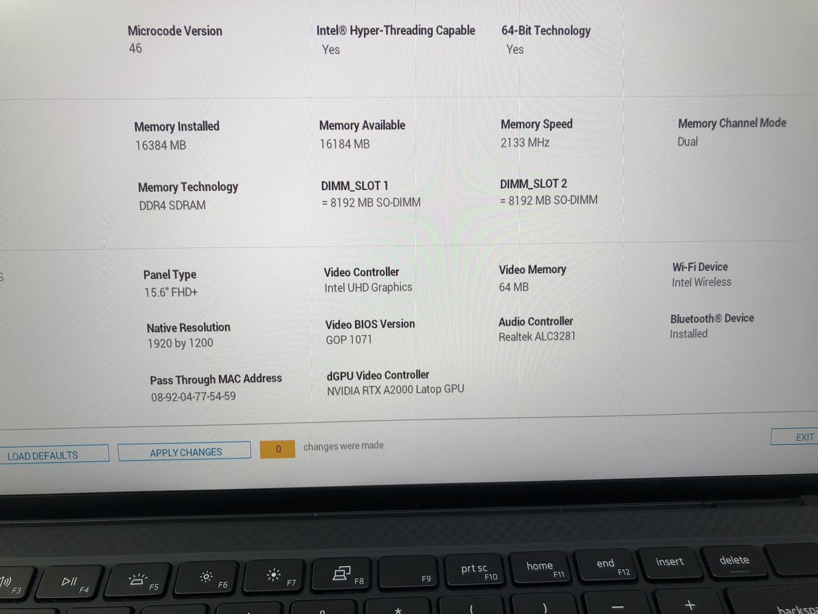 Dell Precision 5560 15.6” FHD i7-11850H 16GB 512GB SSD RTX A2000 4GB Workstation