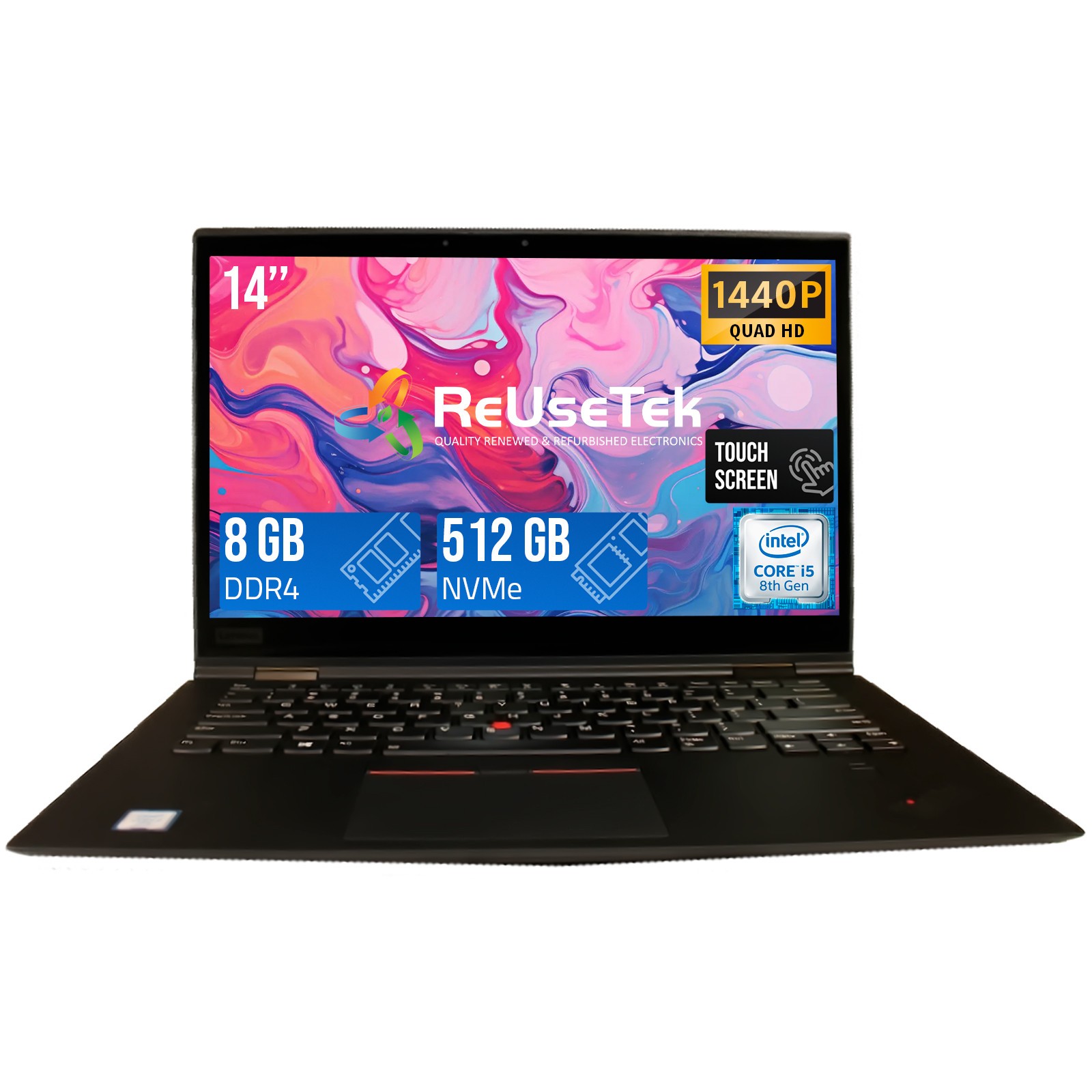 Lenovo ThinkPad X1 Yoga 3rd Gen 14″ 2-in-1 i5-8350U 8GB RAM 512GB NVMe W11 Pro