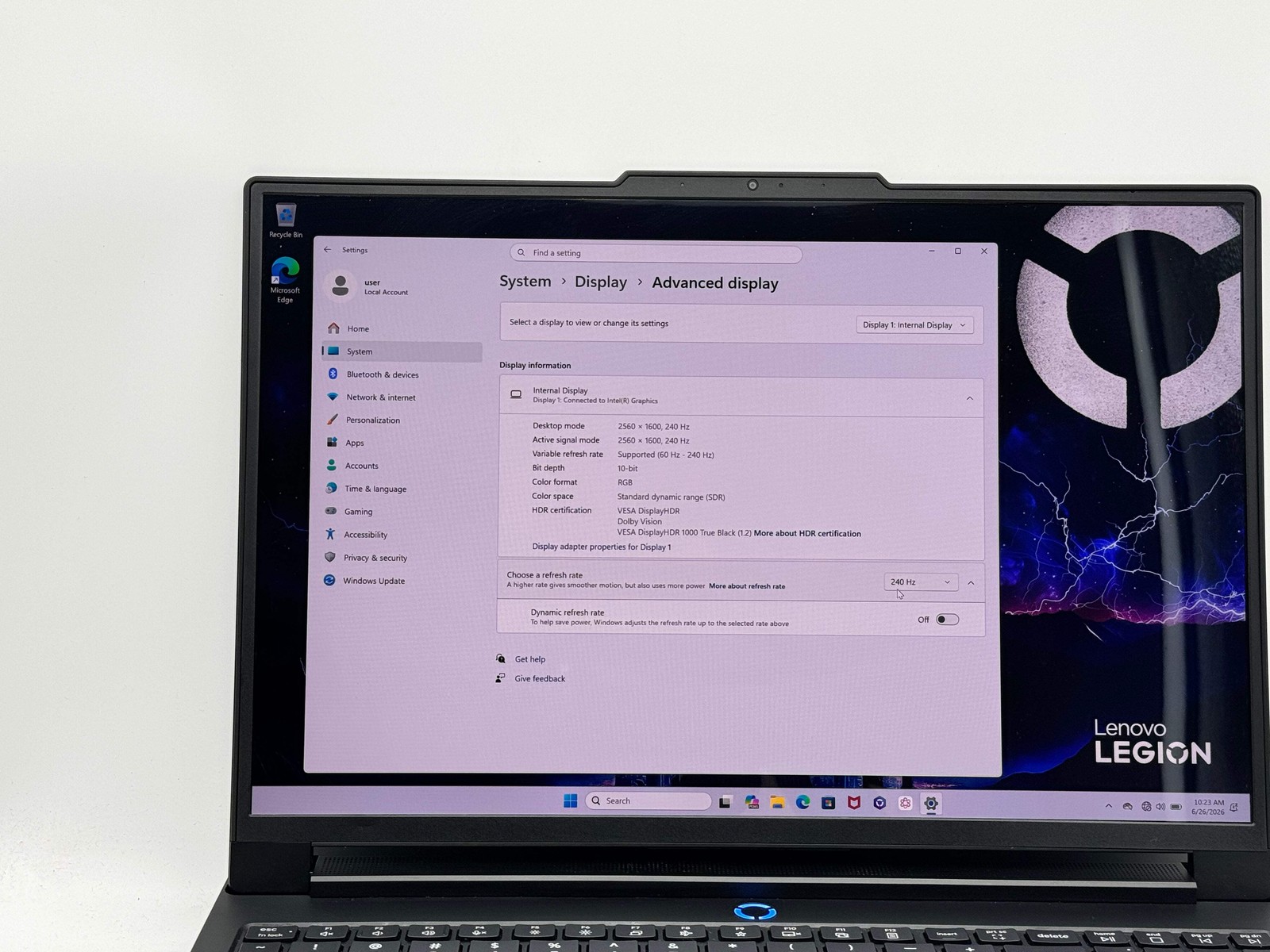 Lenovo Legion Pro 7 16IAX10H 16″ Ultra 9 275HX 64GB RAM 2TB SSD RTX 5080 16GB