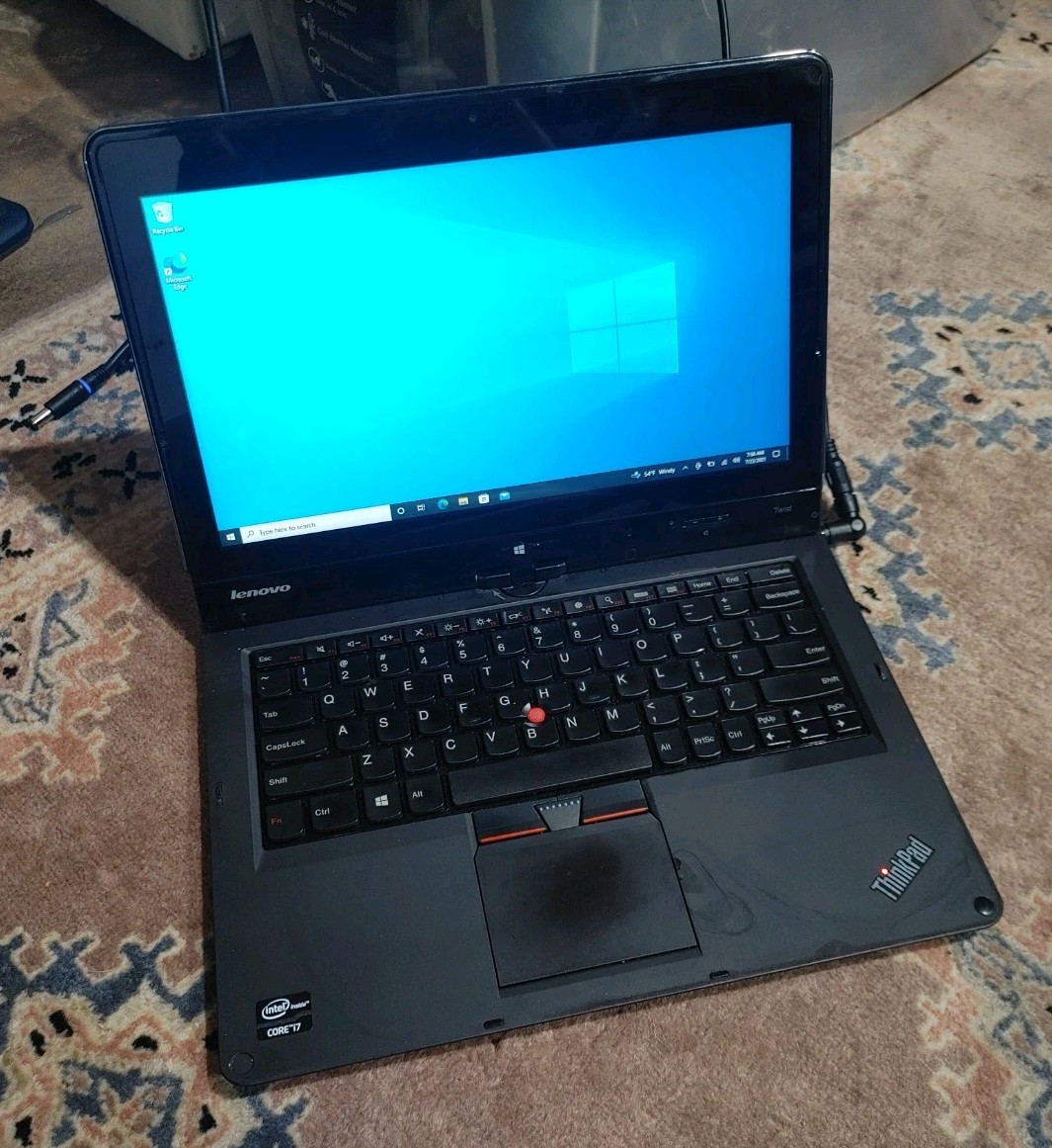 Lenovo Thinkpad Twist S230u Touch Convertible Laptop i7, 8GB RAM, 128GB SSD, W10