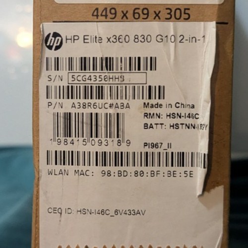 HP Elite x360 830 G10 2-in-1 13″ intel i5-1335U 256SSD 16Ram