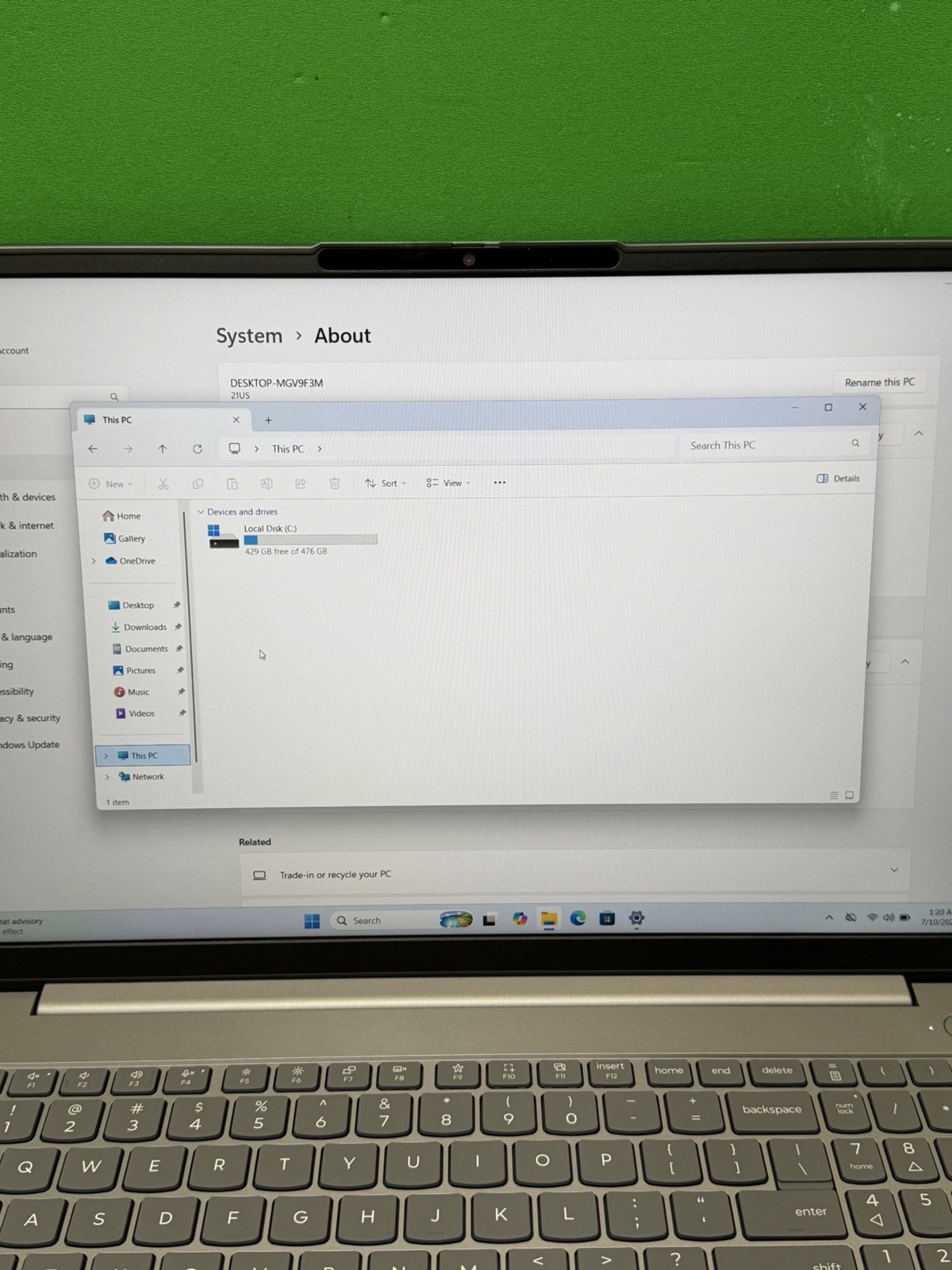 Lenovo ThinkBook 16 G9 IRL 16″ Touchscreen, Intel Core i5 210H, 16 GB 500Gb 21US