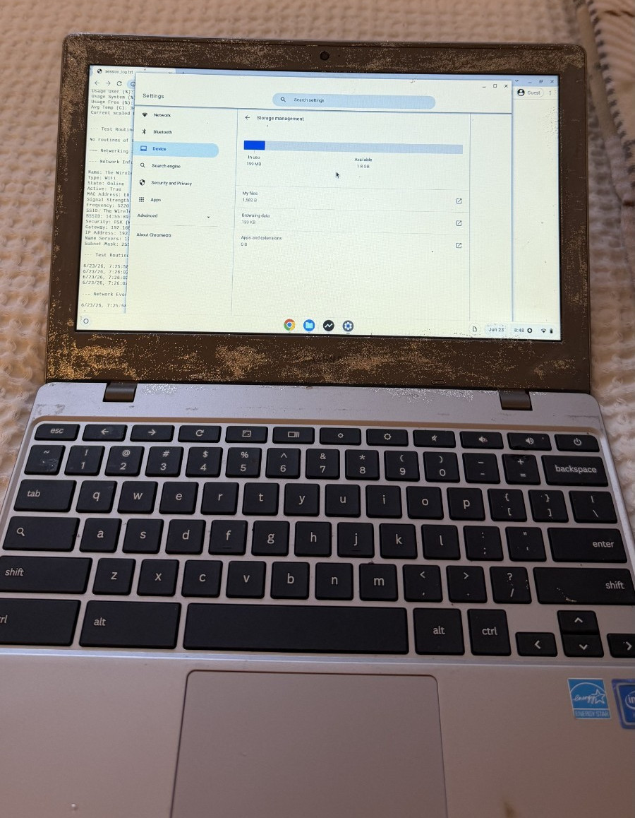 Samsung Chromebook 4 11.6” (32GB, Intel Celeron N4020, 1.1 GHz, 4GB) Laptop
