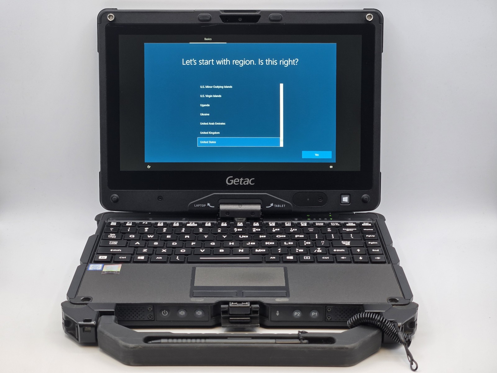 Getac V110G4 2-in-1 11″ HD Touch I5-7200U Webcam 256GB SSD 8GB W10P *READ*