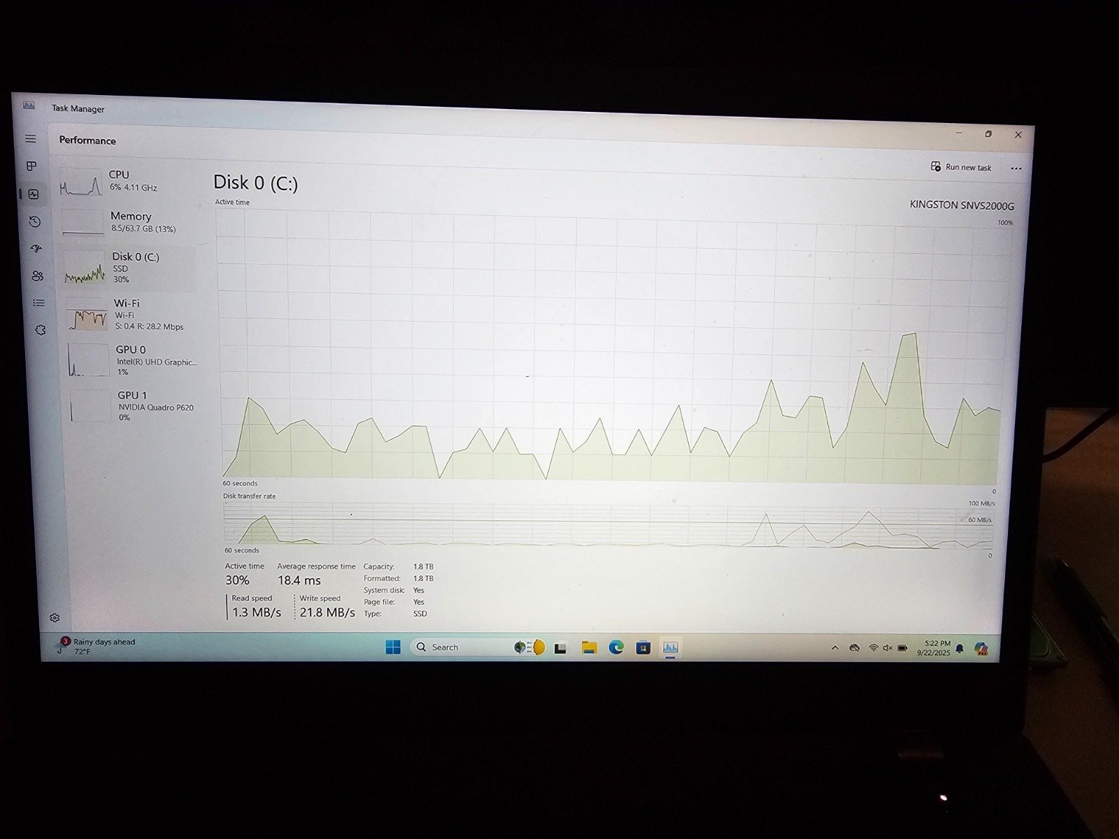 Lenovo thinkpad P15v gen1