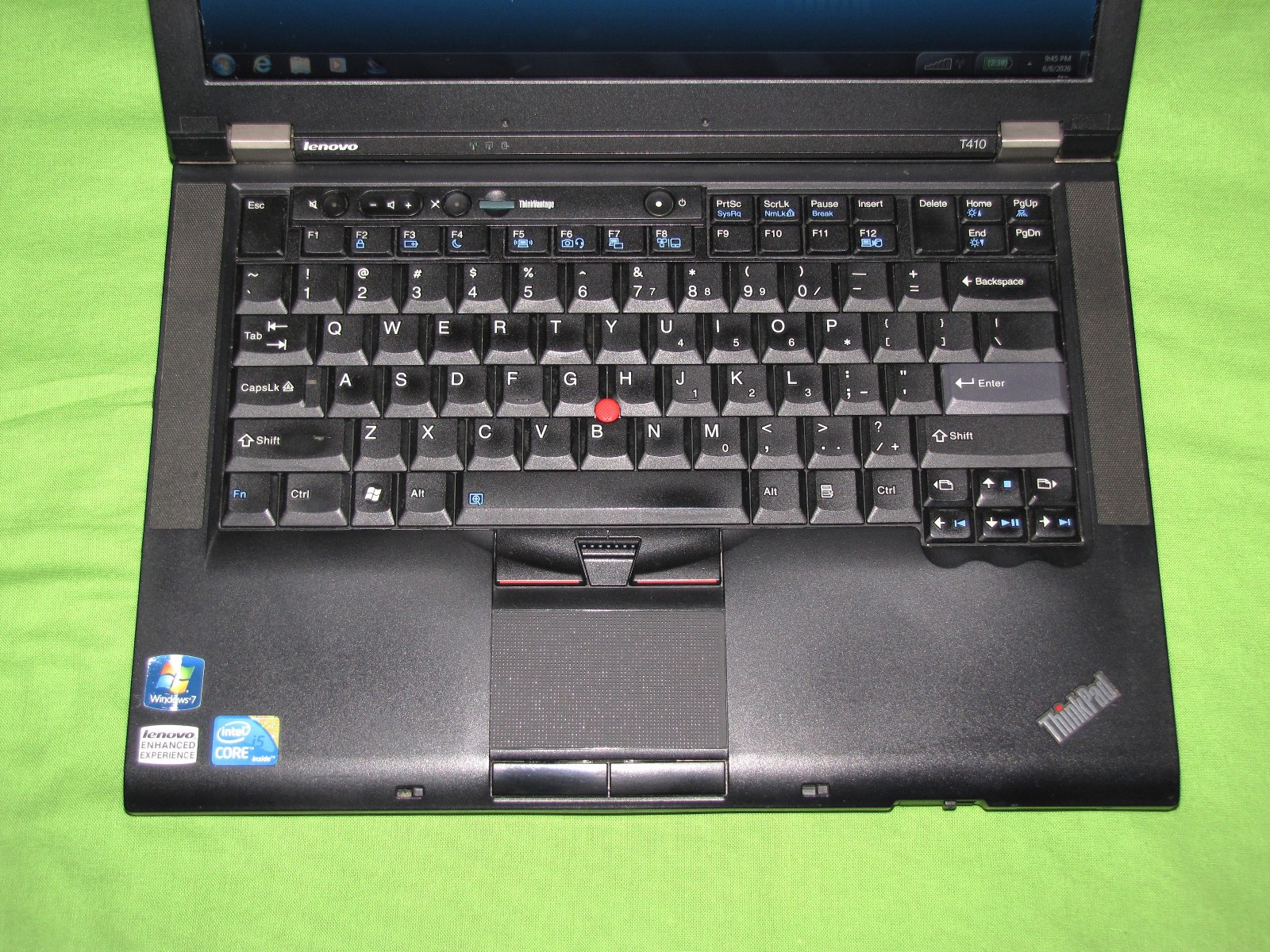 Lenovo ThinkPad T410 14″ Laptop, i5-M560/6GB RAM/250GB HDD/Windows 7 Pro