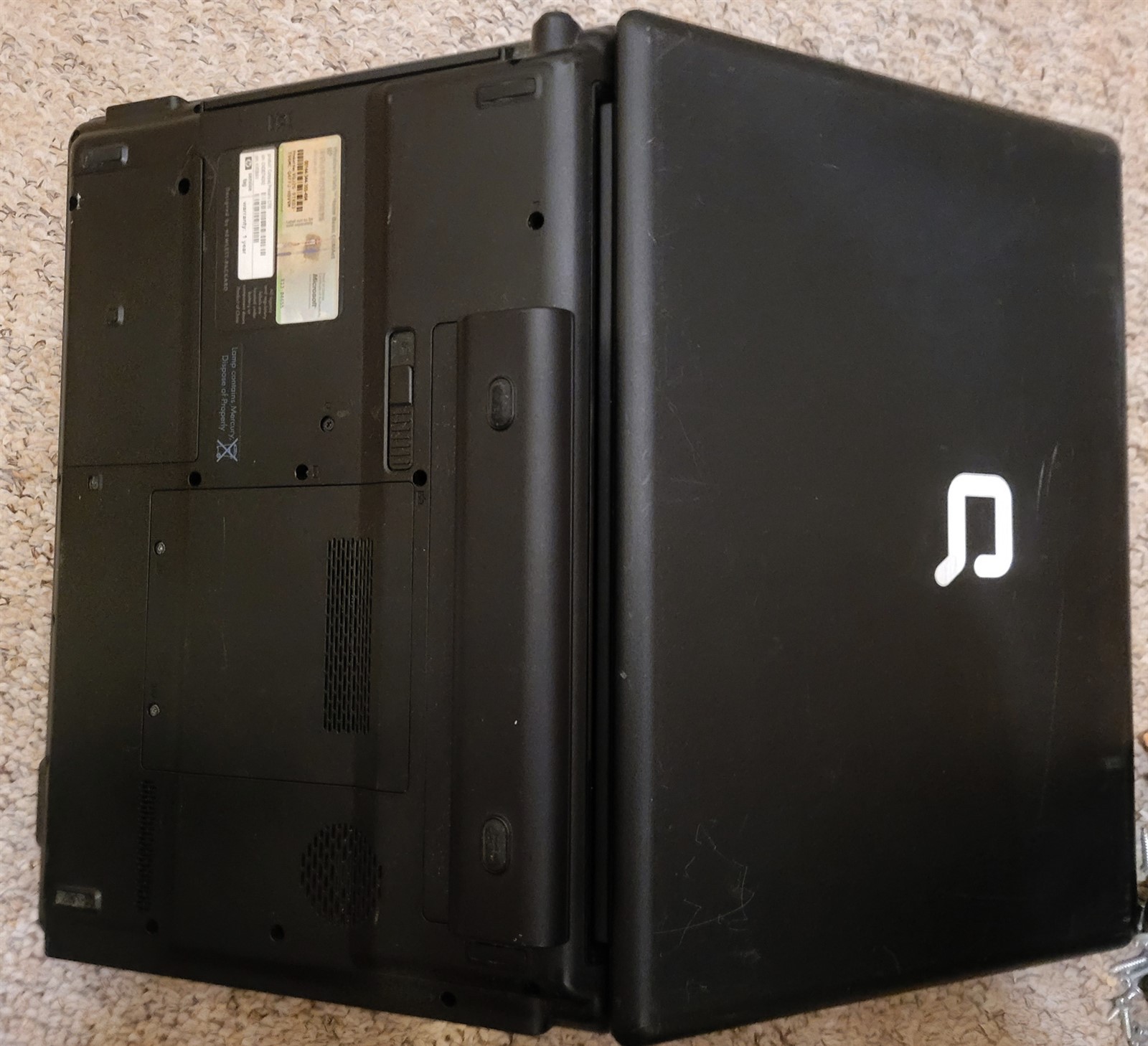 HP Compaq Presario C700 Intel Pentium T2370 1.73GHz 3GB RAM 120GB HDD – NO OS