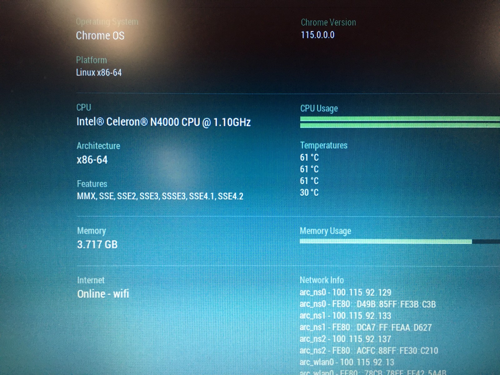 3x Dell Chromebook 3100 Intel Celeron N4000 4GB RAM 16GB SSD | LP530DS