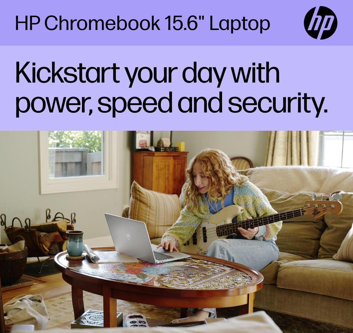 HP Chromebook Laptop 15 ( 15.6″ Anti-Glare, Intel N200 ( I3-1115G4), 8GB DDR5 R