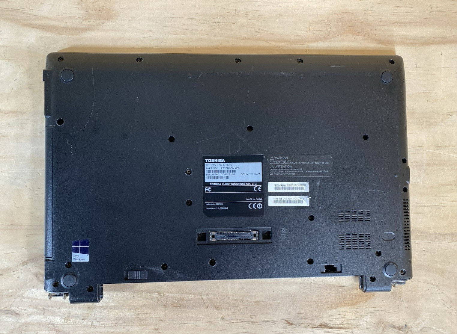 Toshiba Tecra Z50-C Laptop i7-6600U 2.3GHz 16GB RAM/ For Parts
