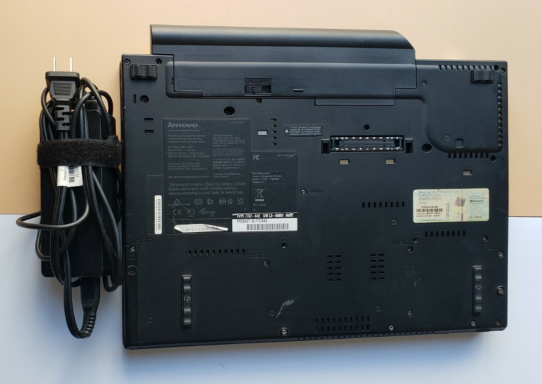 LENOVO THINKPAD R61 Intel Core 2 Duo 3GB RAM 160GB HDD WIFI LINUX MINT