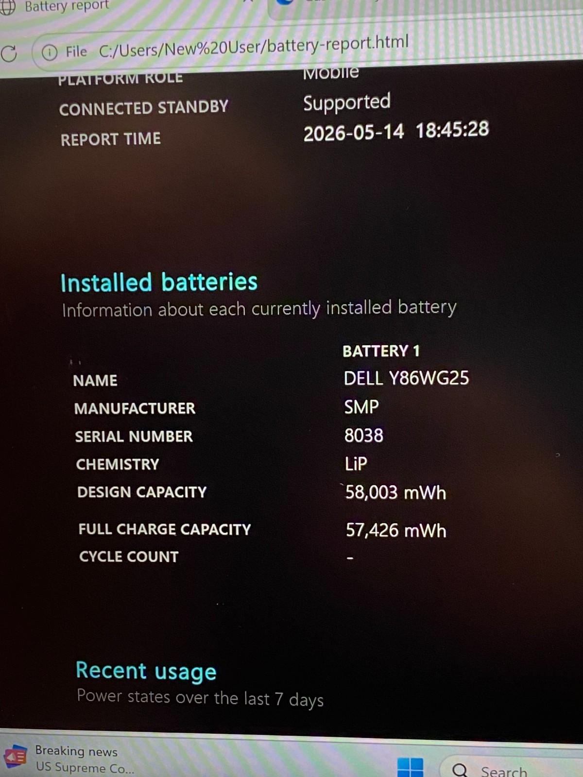 DELL LATITUDE 5430 14″ FULLHD i7-1265U 8GB RAM 256GB NVMe WINDOWS 11 BATTERY 99%