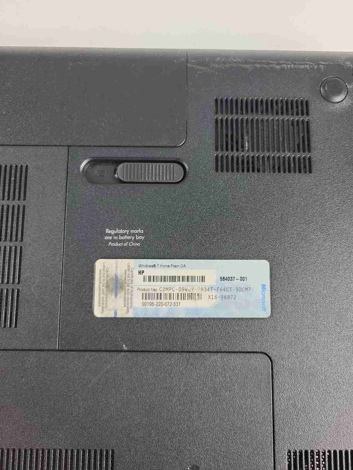 HP 2000 15.6″ Laptop 584037-001 – Win 7 – 150GB – AMD E-300 – 4GB Ram
