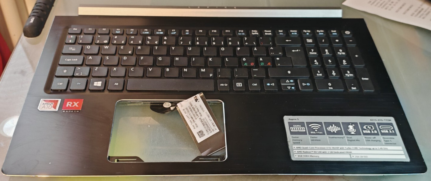 ACER A515-51 A515-41 A615-51 TOP BODY PALMREST AM20X000D00