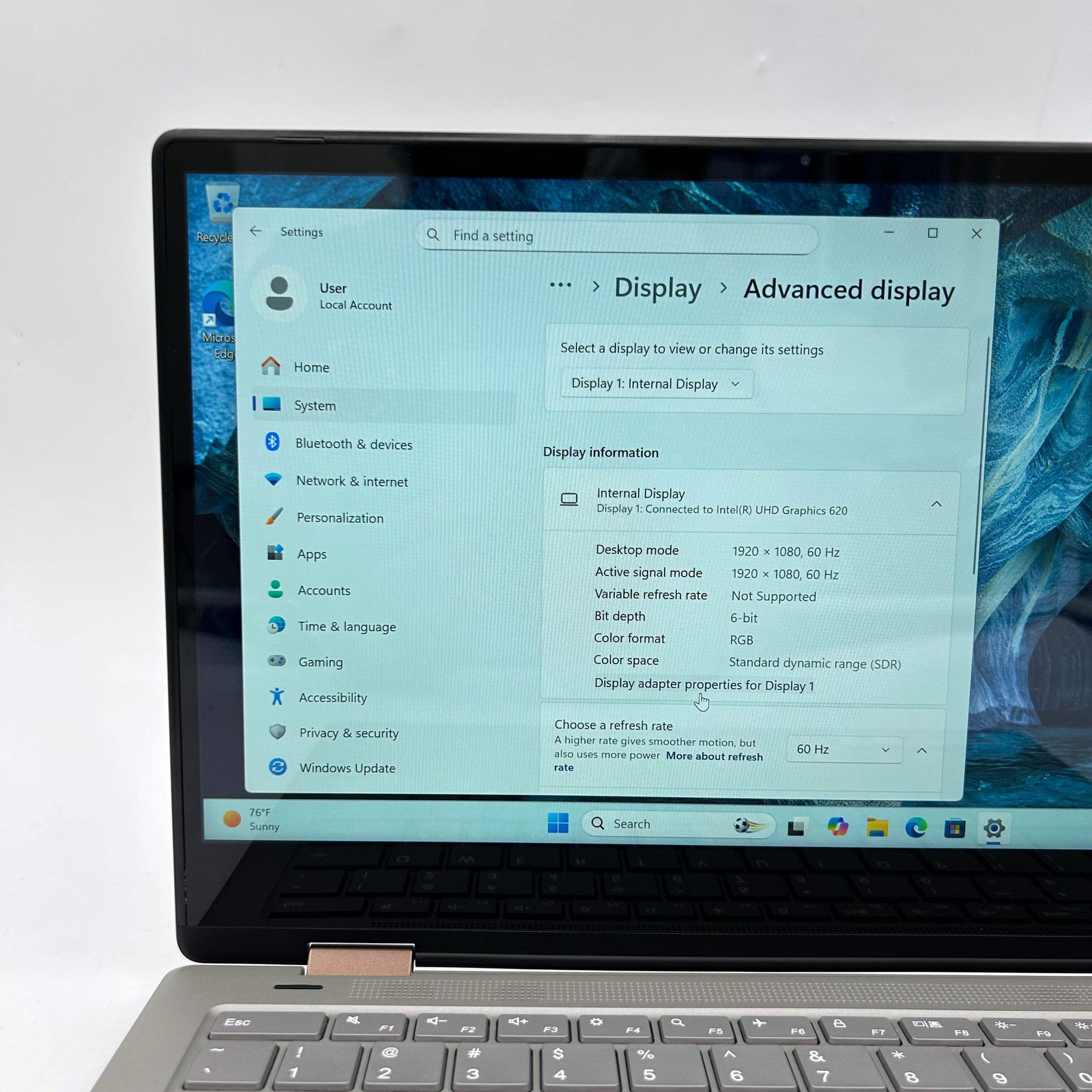 Onn Laptop 100002434 13.3″ i3-8145U 2.1GHz 4GB RAM 128GB SSD
