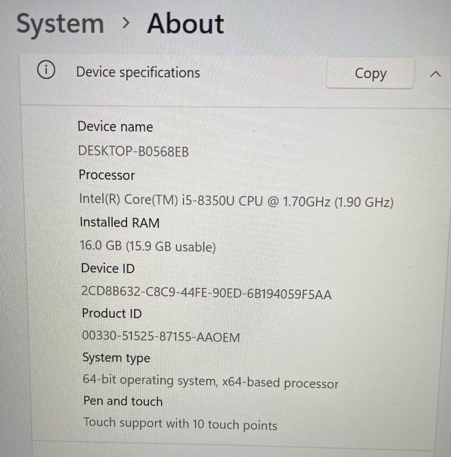 Dell 7490 14″ Laptop i5 *TOUCH* 16GB/512gb+1tb/Win11 Pro 25H2+Office 2021-5 MORE