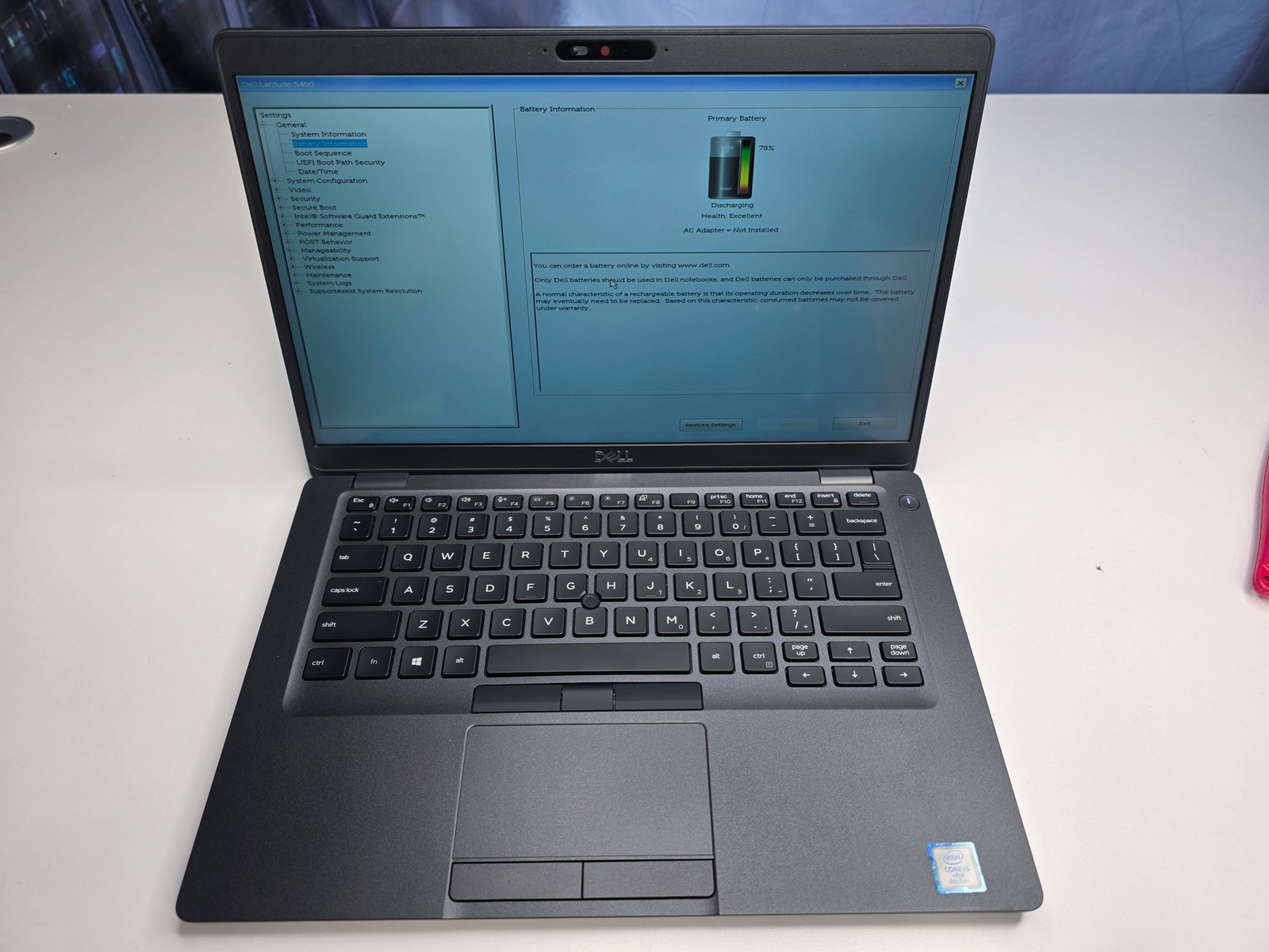 Dell Latitude 5400 14″ Touch i5-8365U 16GB 256GB NVMe Backlit Win 11 Pro