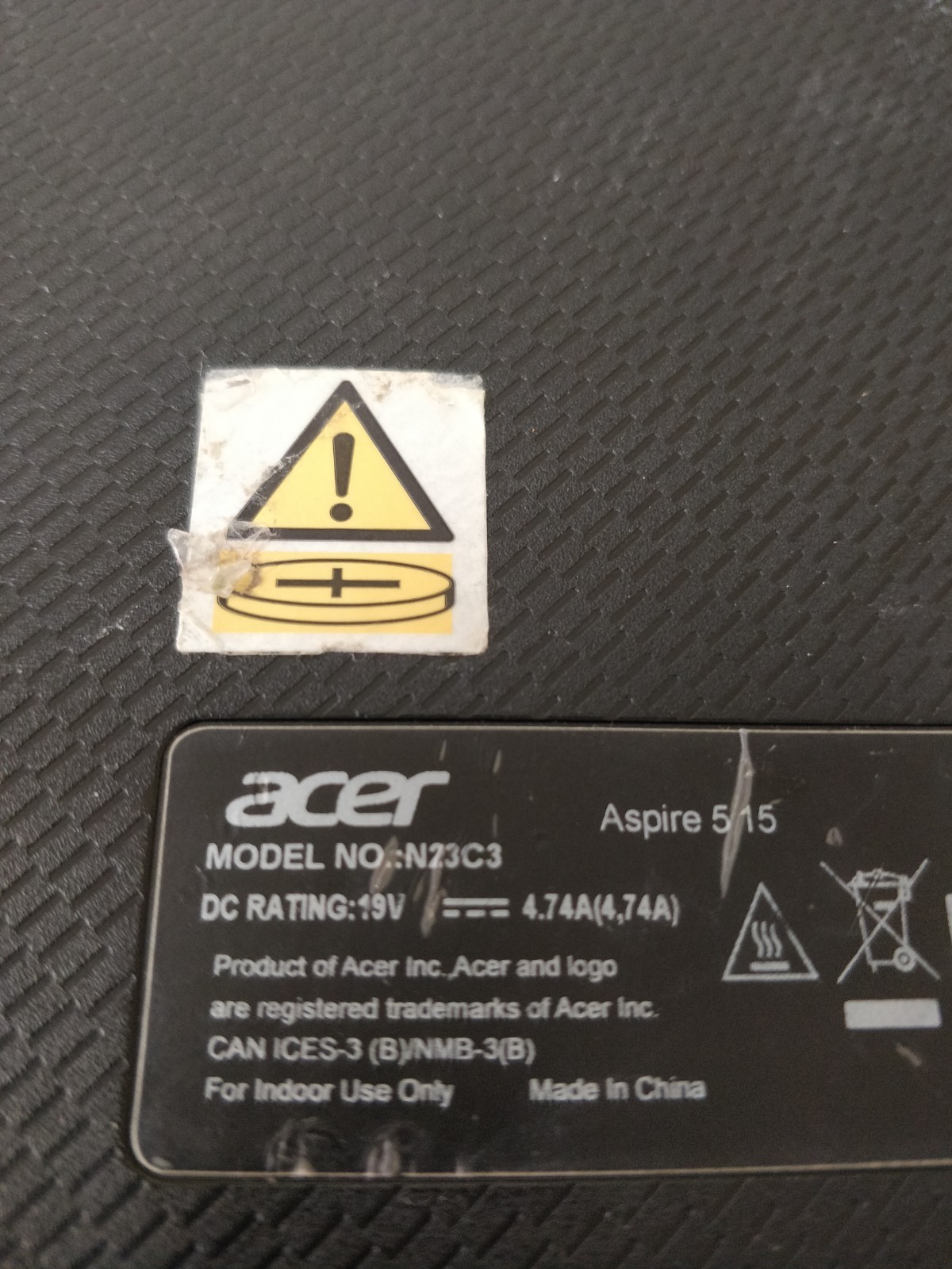 Acer Aspire A515-58PTINTEL CORE I7-13620H@1.60GHz 8GB RAM NO DRIVE PARTS 8818