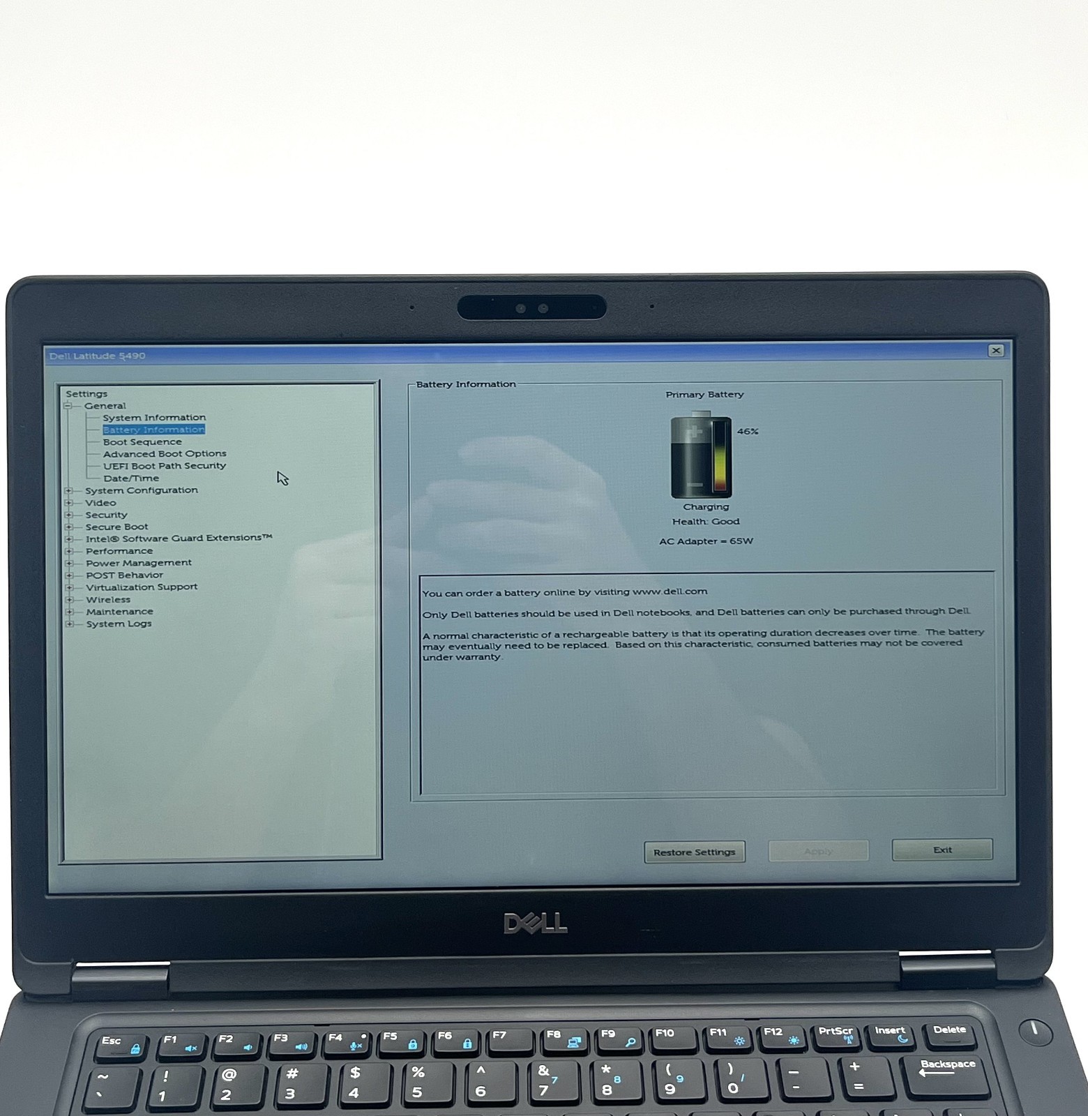 Dell Latitude 5490 Touch i5-8350U 8GB RAM 256GB SSD 14″ Business Laptop