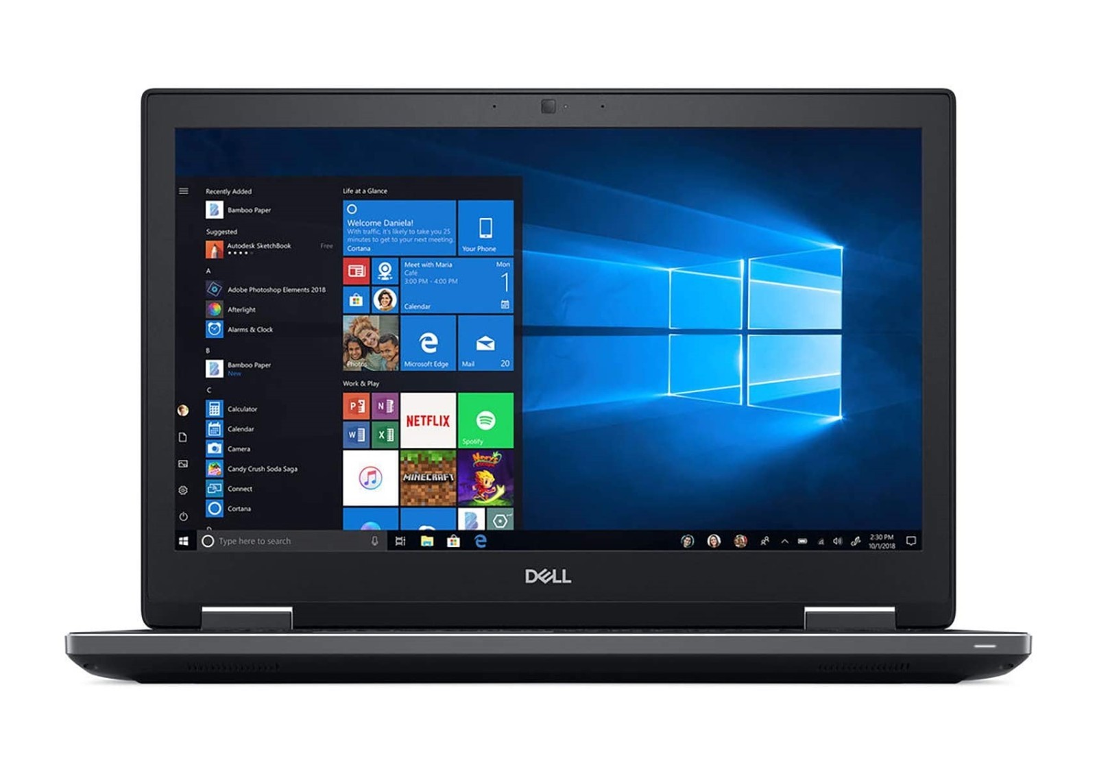 Dell Precision 7730 17.3″ Laptop Intel Xeon E-2176M 2.70GHz 32GB RAM 1TB SSD