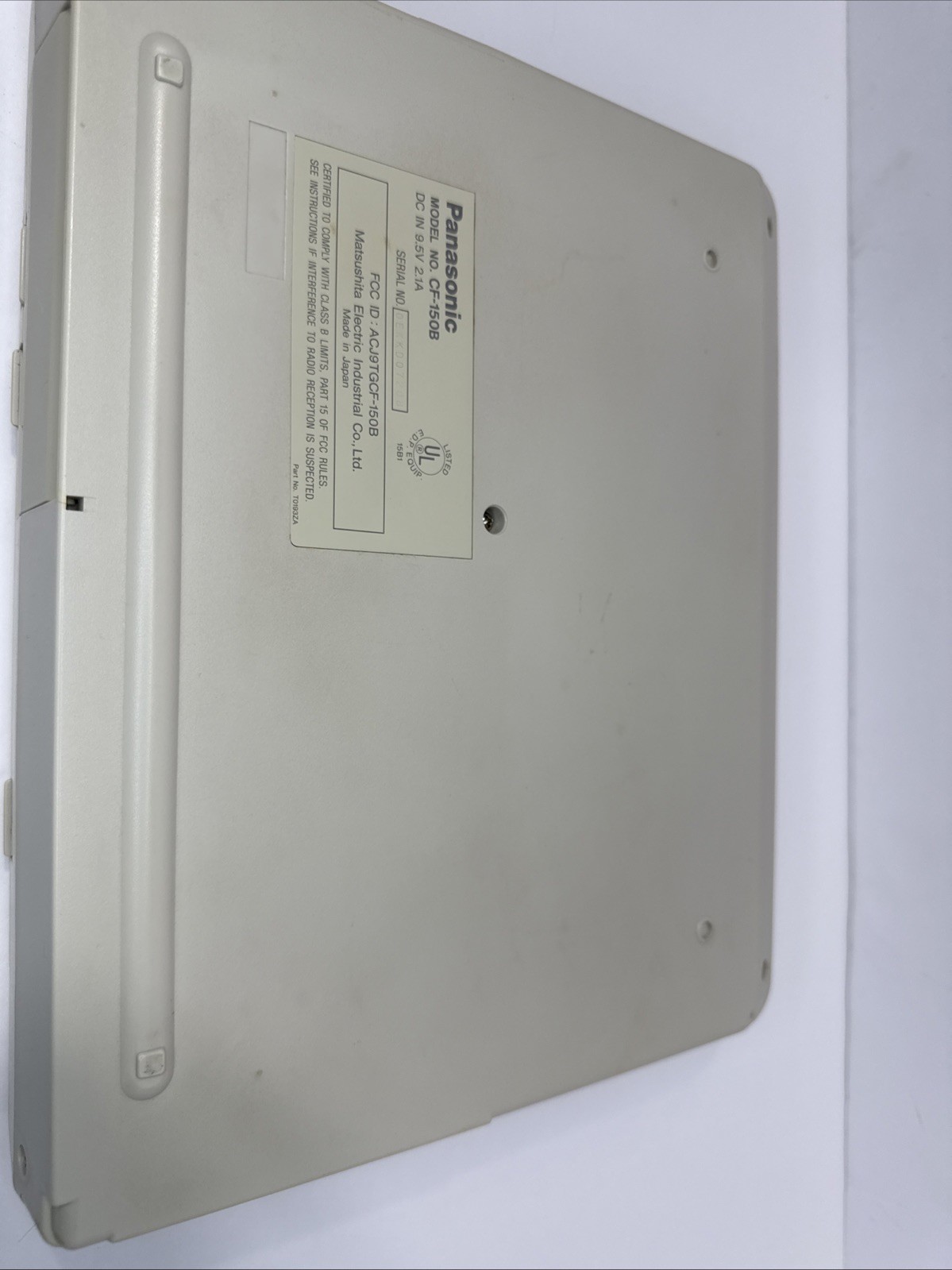 1989 Panasonic Business Partner CF-150 B Portable Computer Powers On Untested