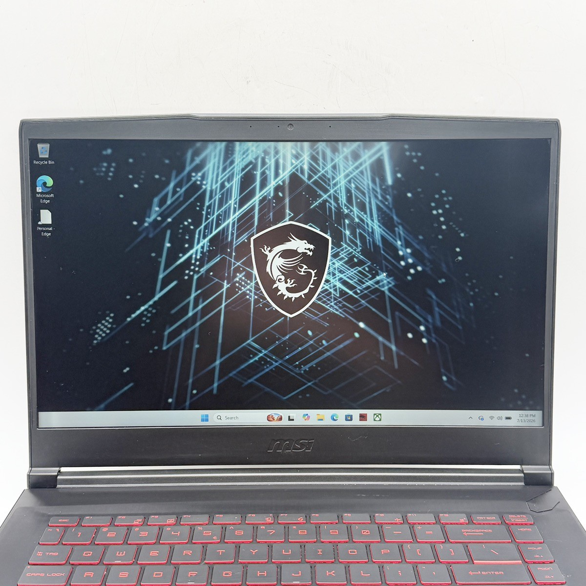 MSI Thin GF63 10SCXR 15.6″ i5 8GB RAM 256GB SSD GTX 1650 W11H (CP1022811)