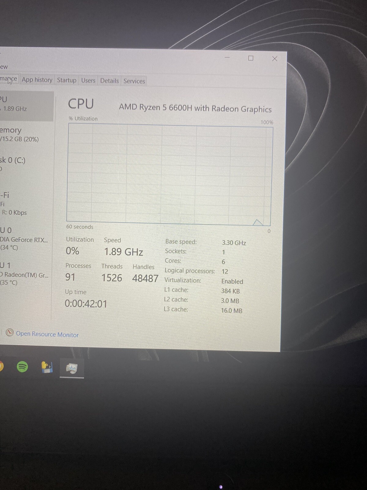 Lenovo IdeaPad Gaming 3 15ARH7 15.6” (256GB SSD AMD Ryzen 5 6600H 3.3GHz 8GB…
