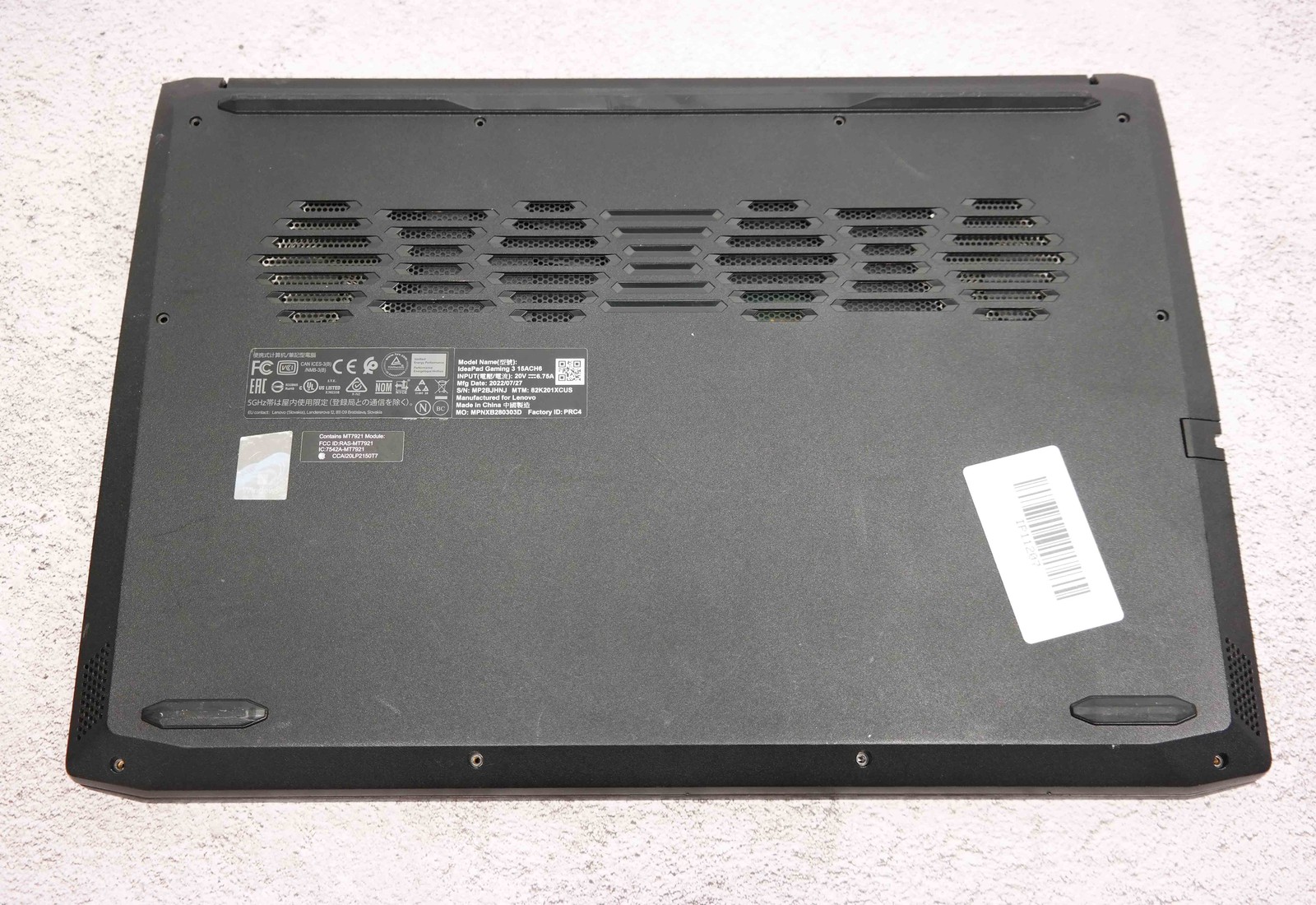 Lenovo IdeaPad Gaming 3 15.6″ AMD Ryzen 5 BROKEN