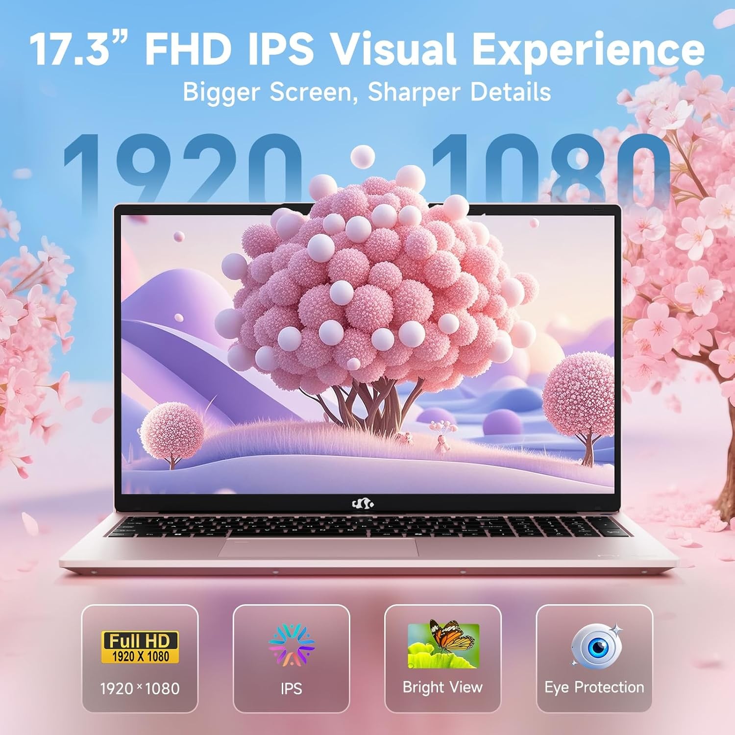 NIMO 17.3 Gaming Laptop AMD Ryzen 5 6600H 6 Cores 32GB DDR5 RAM 1TB SSD 660M GPU