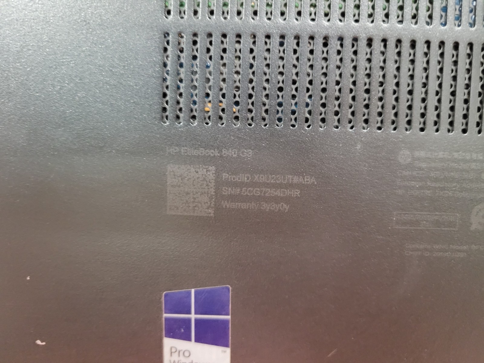 HP EliteBook 840 G3 i5-6200U@2.3GHz 8GB RAM *No Battery/HDD/OS/BIOS* | C857