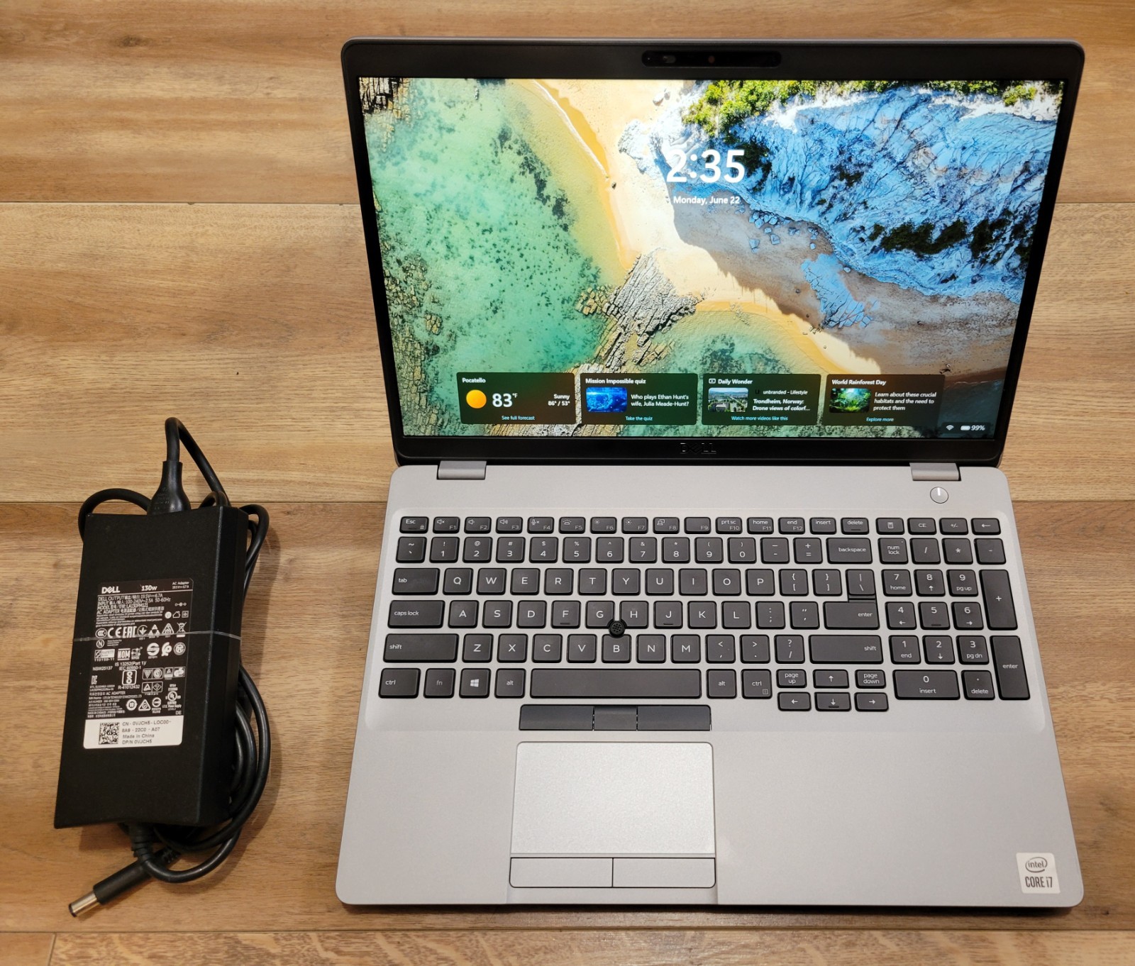 Dell Precision 15.6″ 3551 Intel i7-10850H☆16GB RAM☆256GB SSD☆NVIDIA P620☆Win11