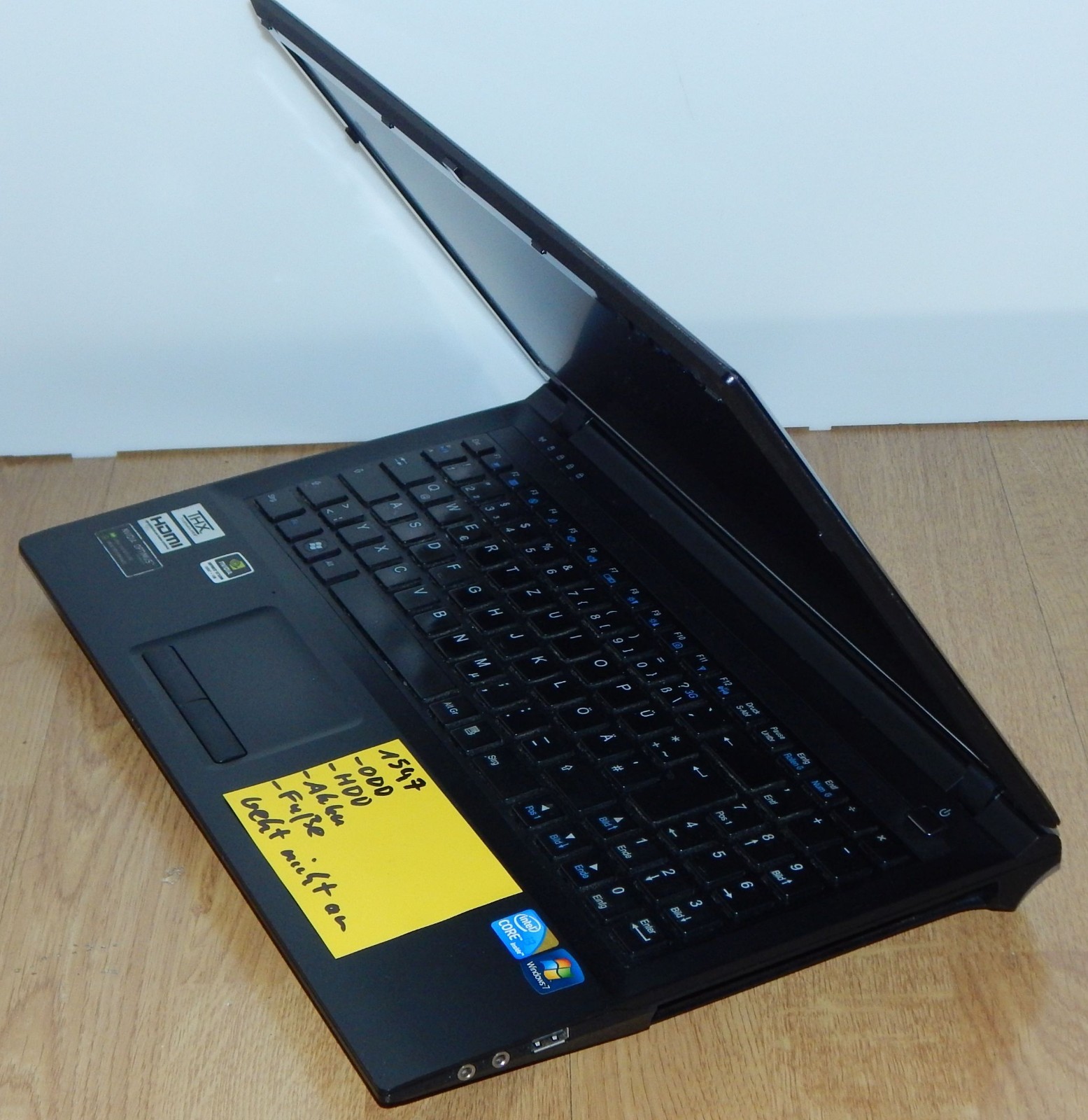 ❌ FAULTY/DAMAGE ❌ Notebook Laptop Terra Mobile 1547 does not power on ❌without HDD/ODD❌
