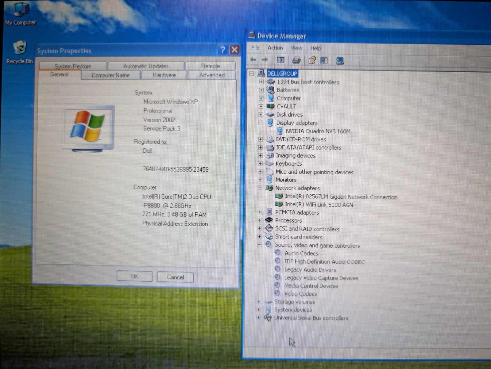 15″ Dell Latitude E6500 | C2D P8800 4GB RAM 500GB HD | NVIDIA Win XP Pro 32-Bit