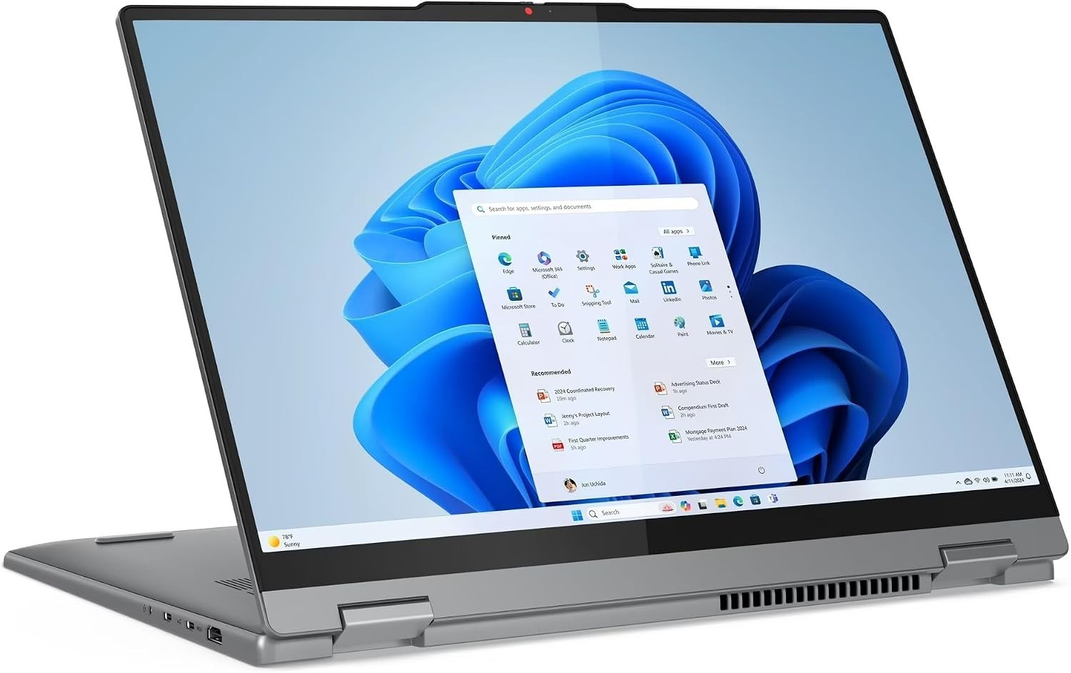 Lenovo IdeaPad 5 16″ Touchscreen 2-in-1 Laptop AMD Ryzen 7 8845HS 16GB 2TB SSD