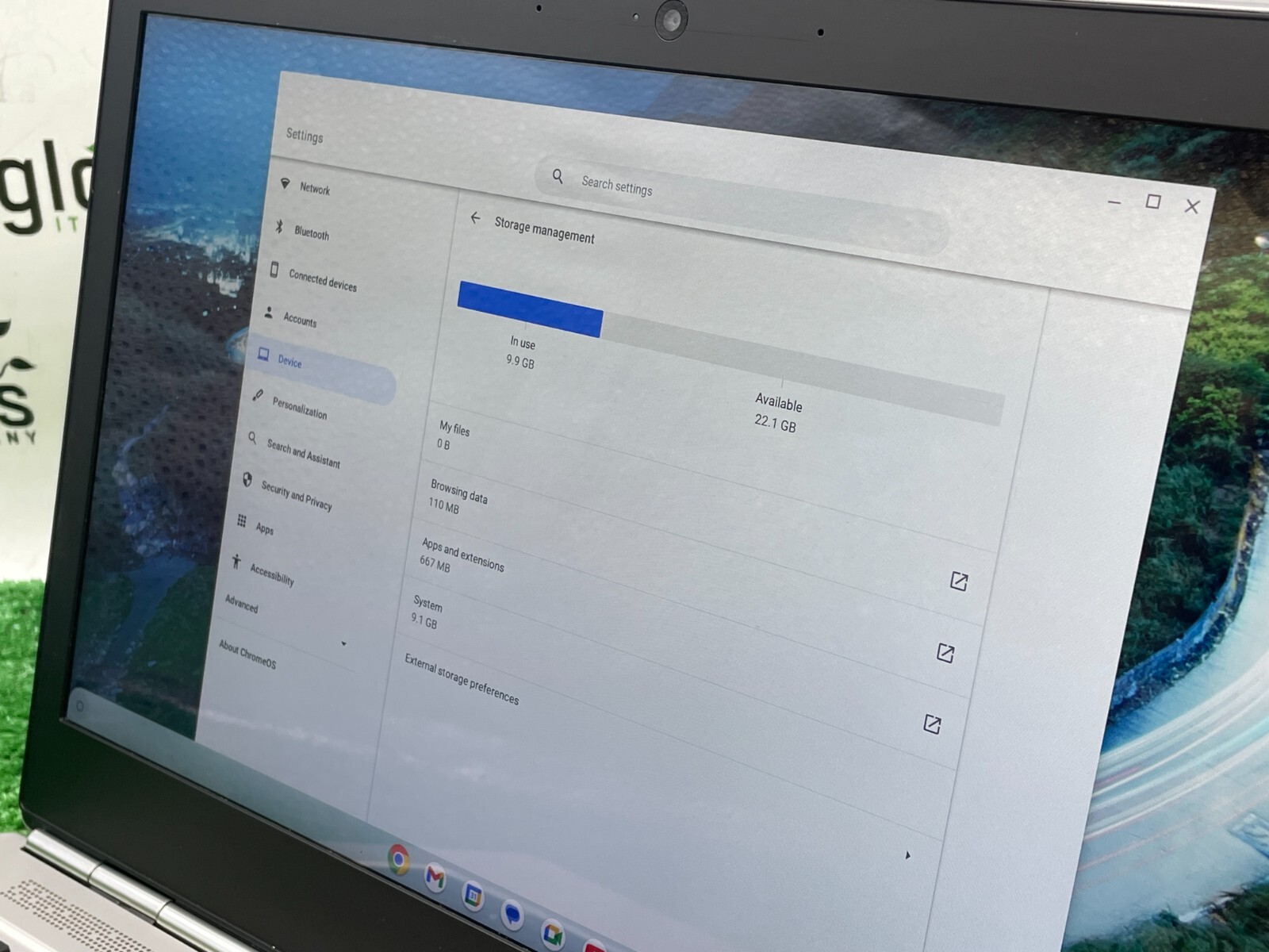 Used HP Chromebook 13 G1 Laptop Intel m7-6Y75 1.20GHz / 16GB RAM / 32GB SSD NT