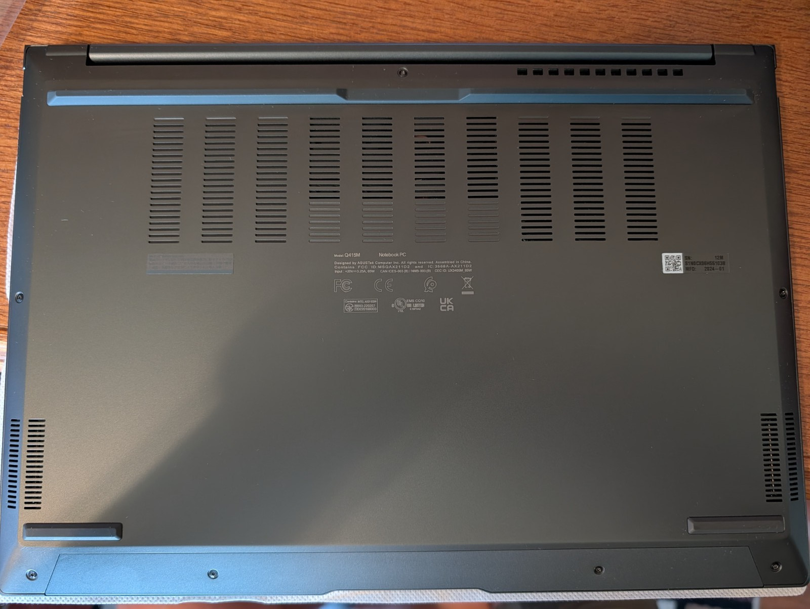 ASUS Zenbook Q415M 14″ OLED Touch WUGA Core Ultra 5 125H 512GB NVMe 8GB RAM