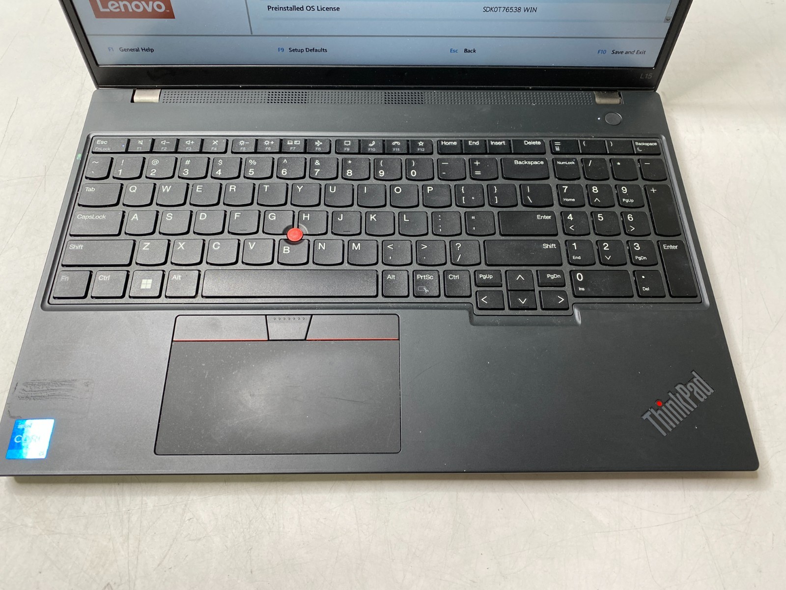 Lenovo ThinkPad L15 Gen 3 i5-1235U 8GB DDR4 No SSD/AC -Broken USB-C Port – PARTS