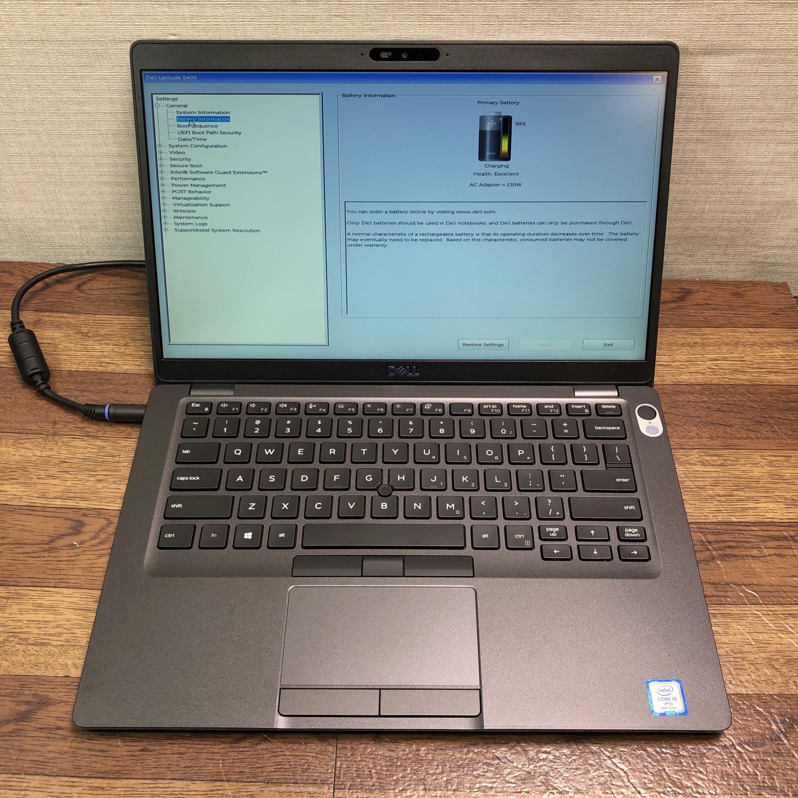 Dell Latitude 5400 14” Core i5-8365U 1.60GHz 256GB SSD 8GB RAM DDR4