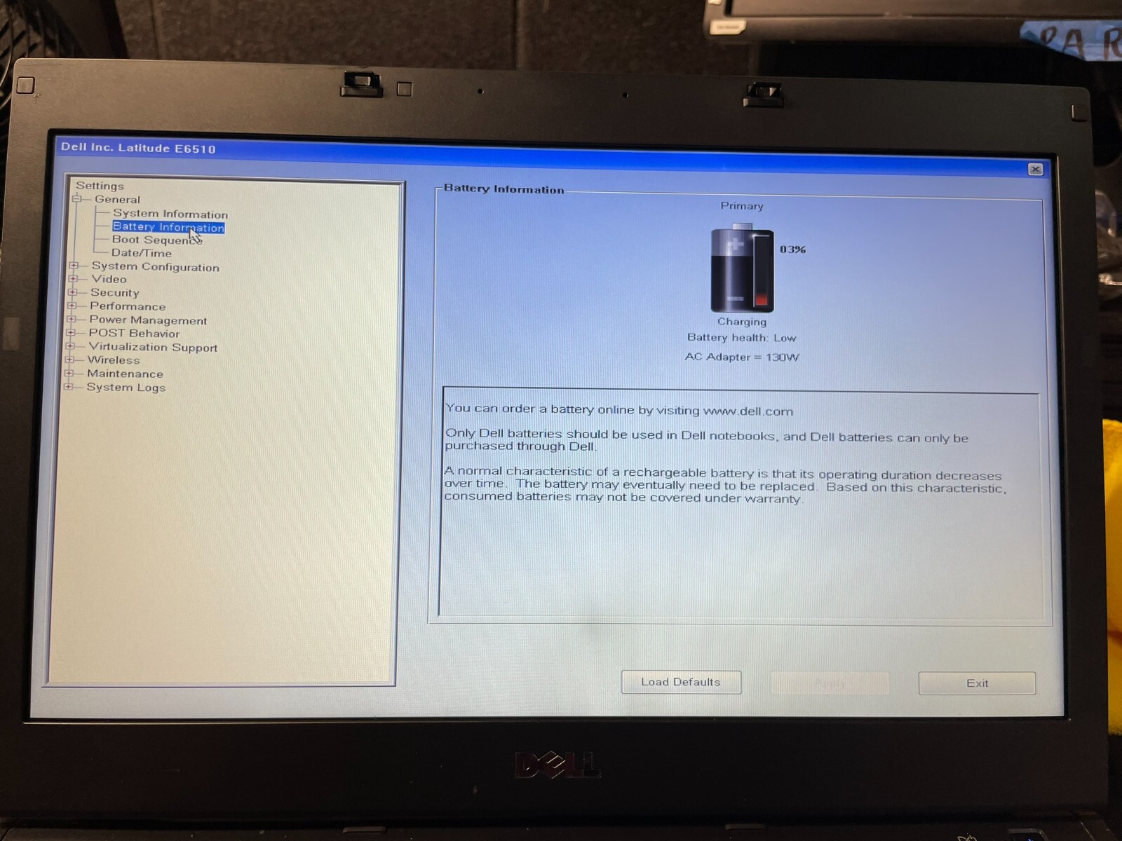 Dell Latitude E6510 i5-540M @2.53GHz 8GB RAM 15.6″ 250GB HDD w/ Power Adapter