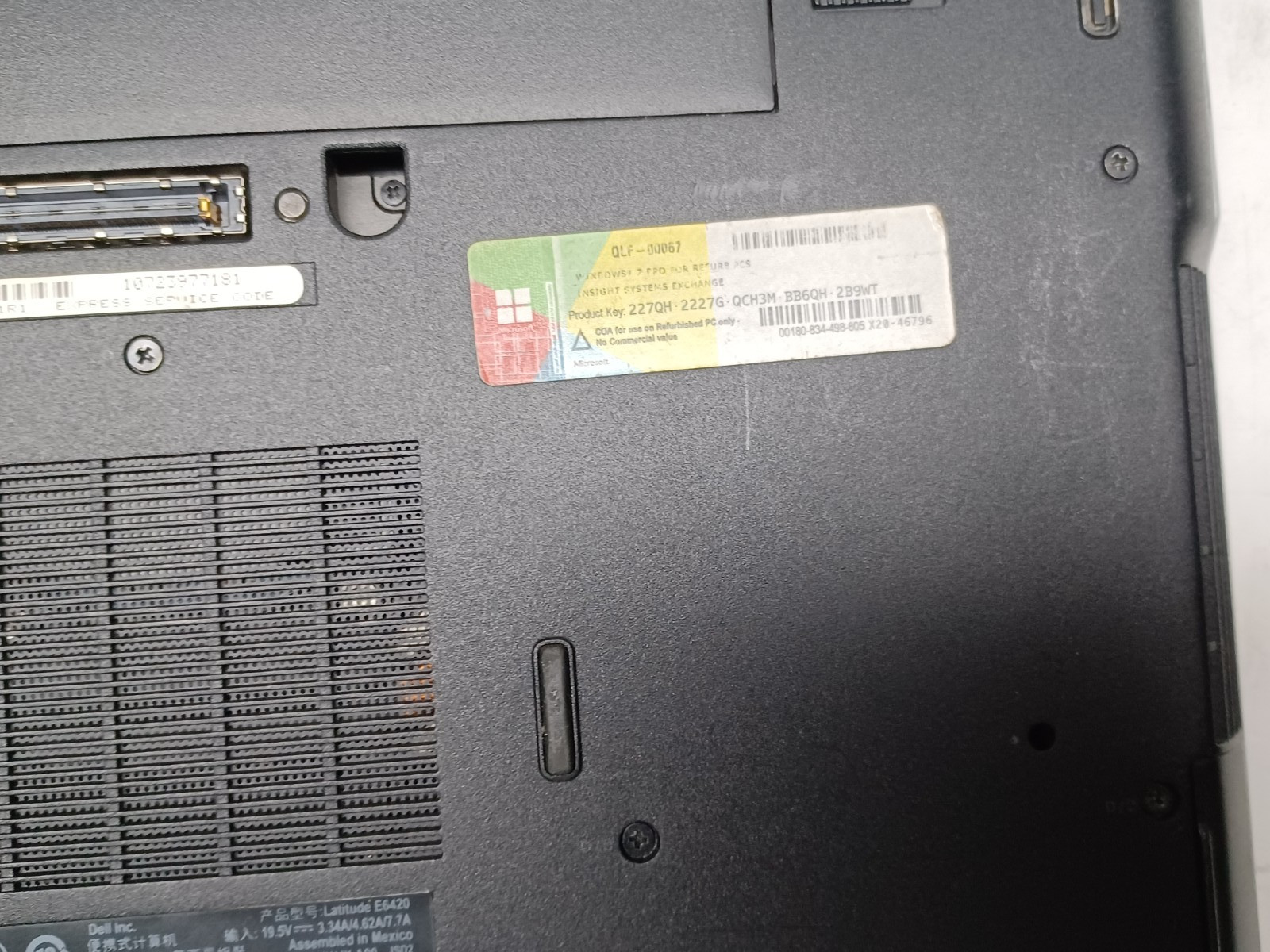 Dell Latitude E6420 i5-2520M 16GB RAM 320GB HDD Laptop AS IS Parts Repair